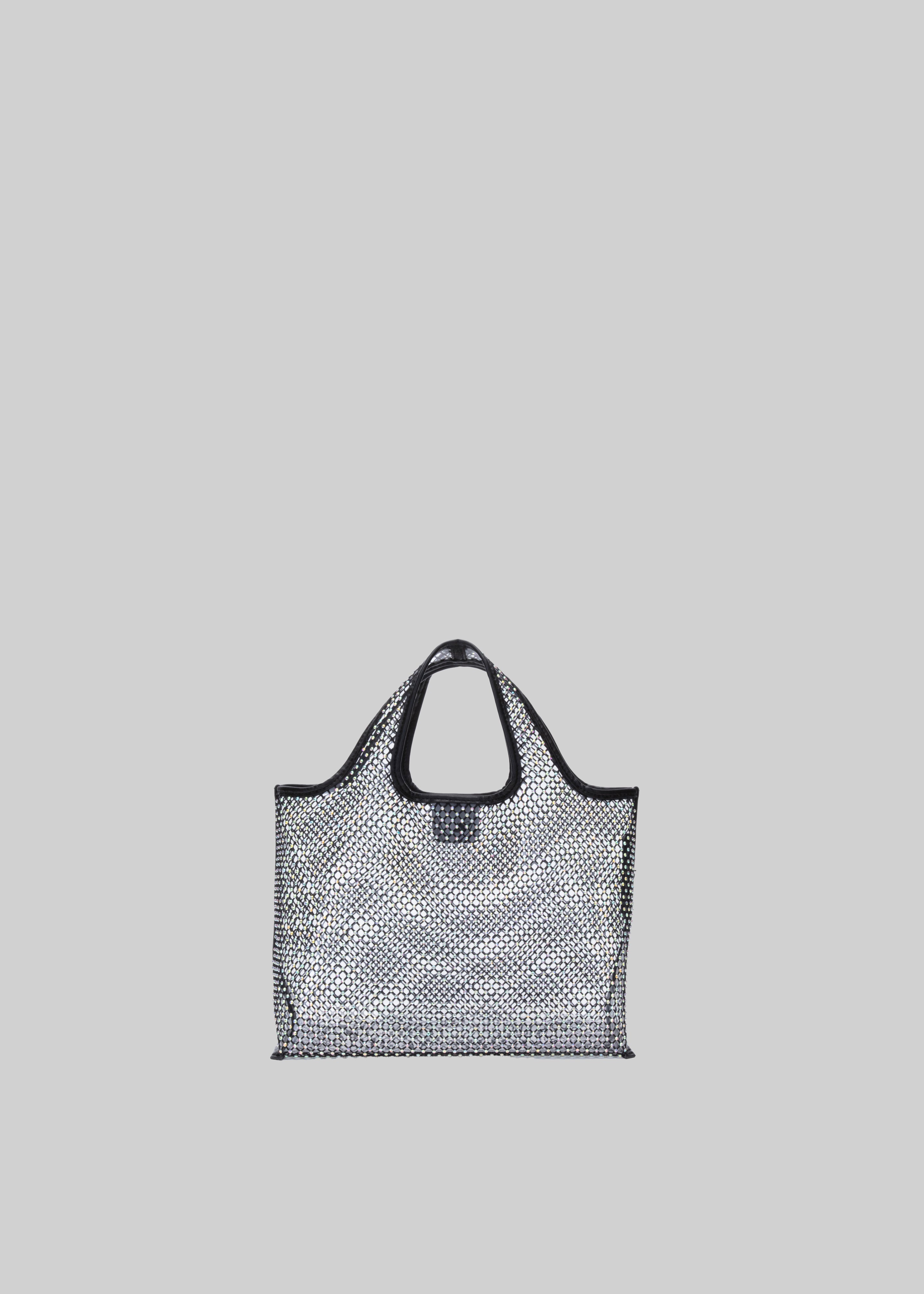 3.1 Phillip Lim Embellished Mesh Mini Market Tote - Black - 4