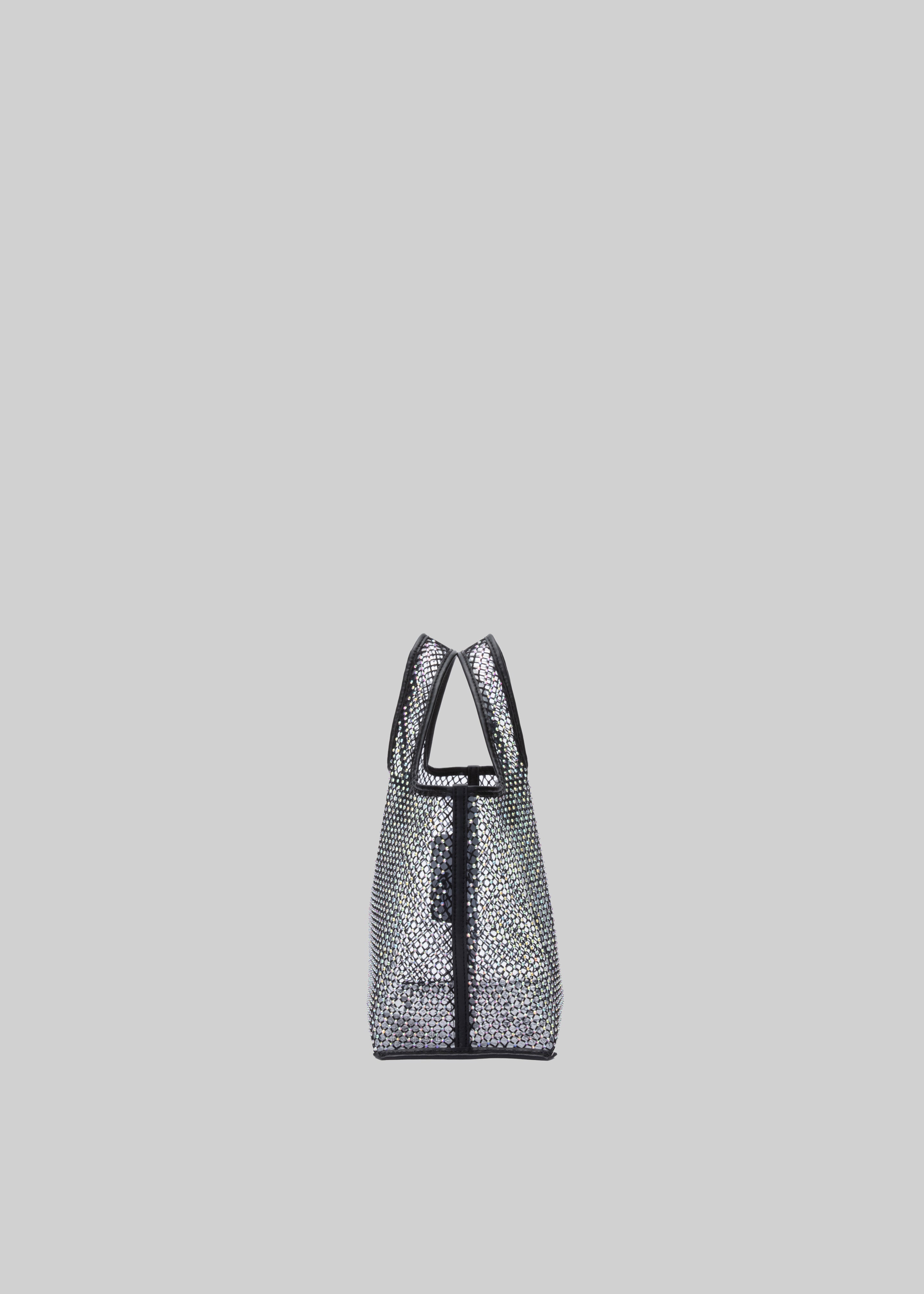 3.1 Phillip Lim Embellished Mesh Mini Market Tote - Black - 5