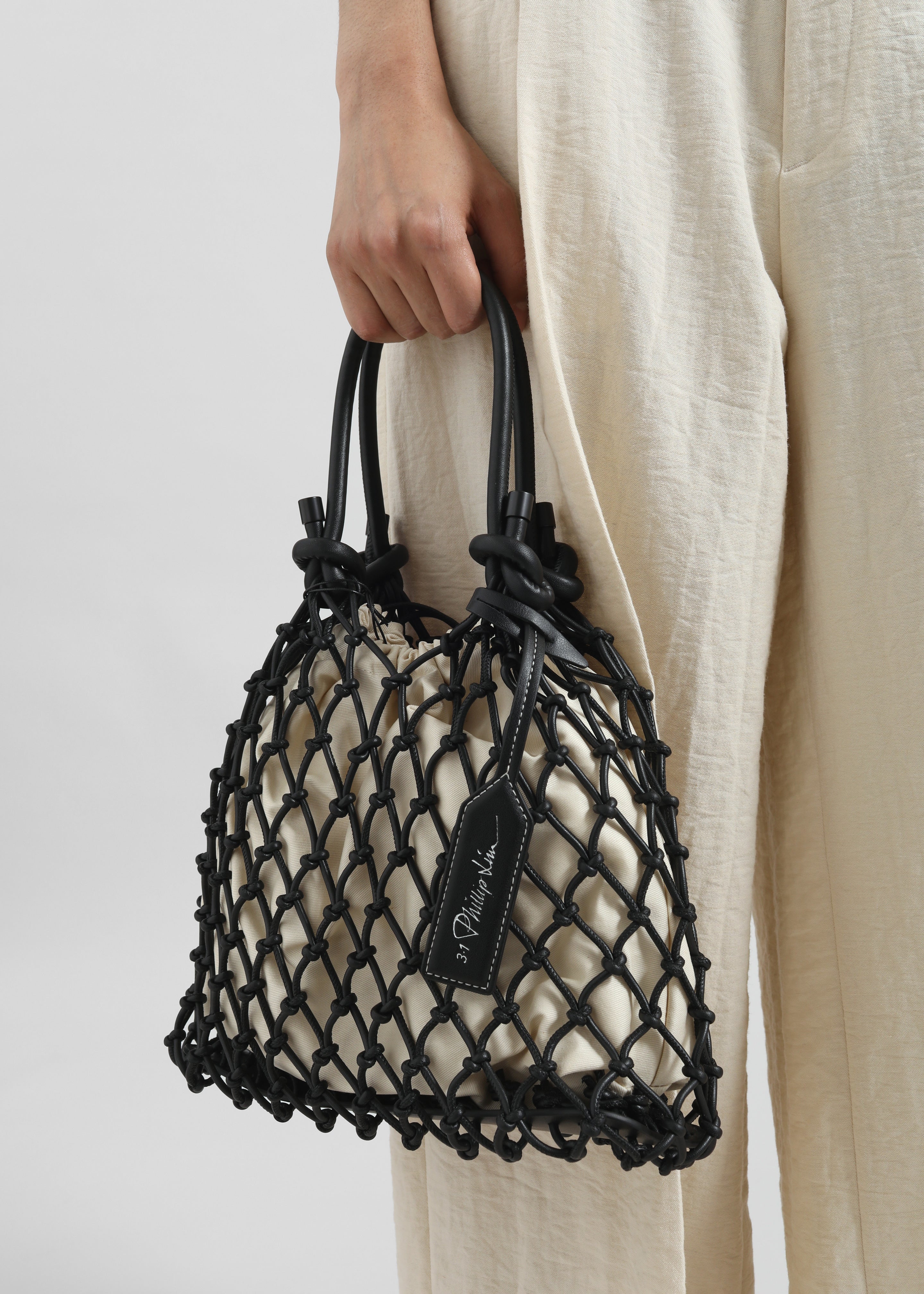 3.1 Phillip Lim Macrame Mini Sac - Black - 7