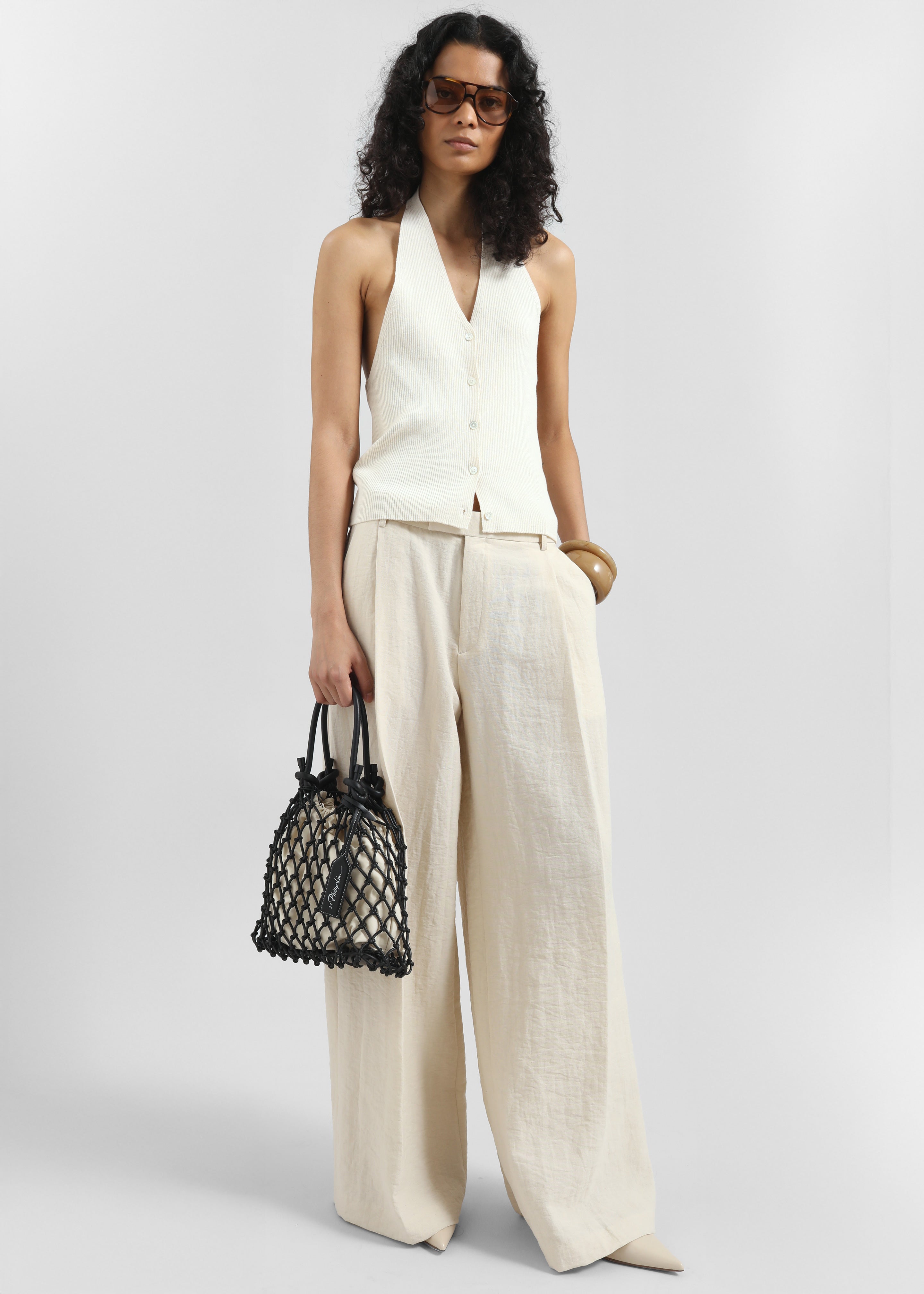 3.1 Phillip Lim Macrame Mini Sac - Black - 4