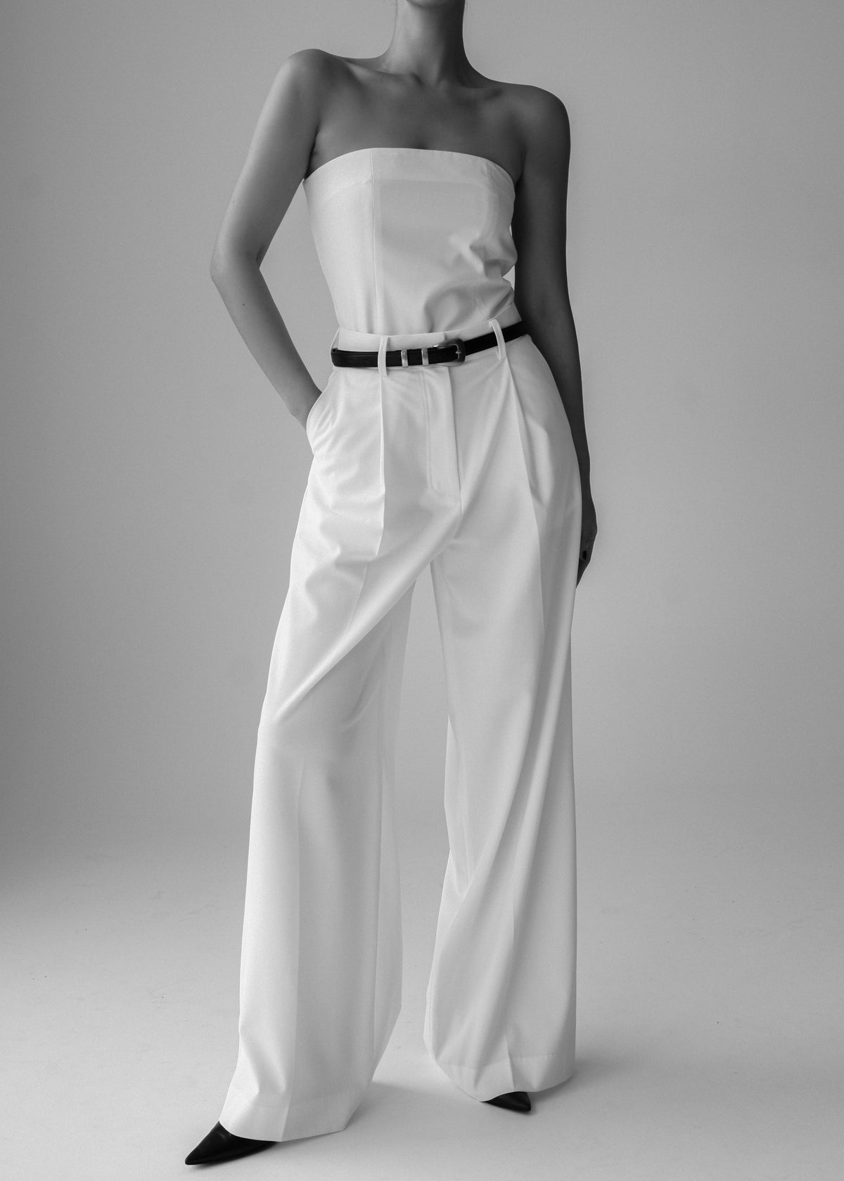 Abbie Trousers - White - 1