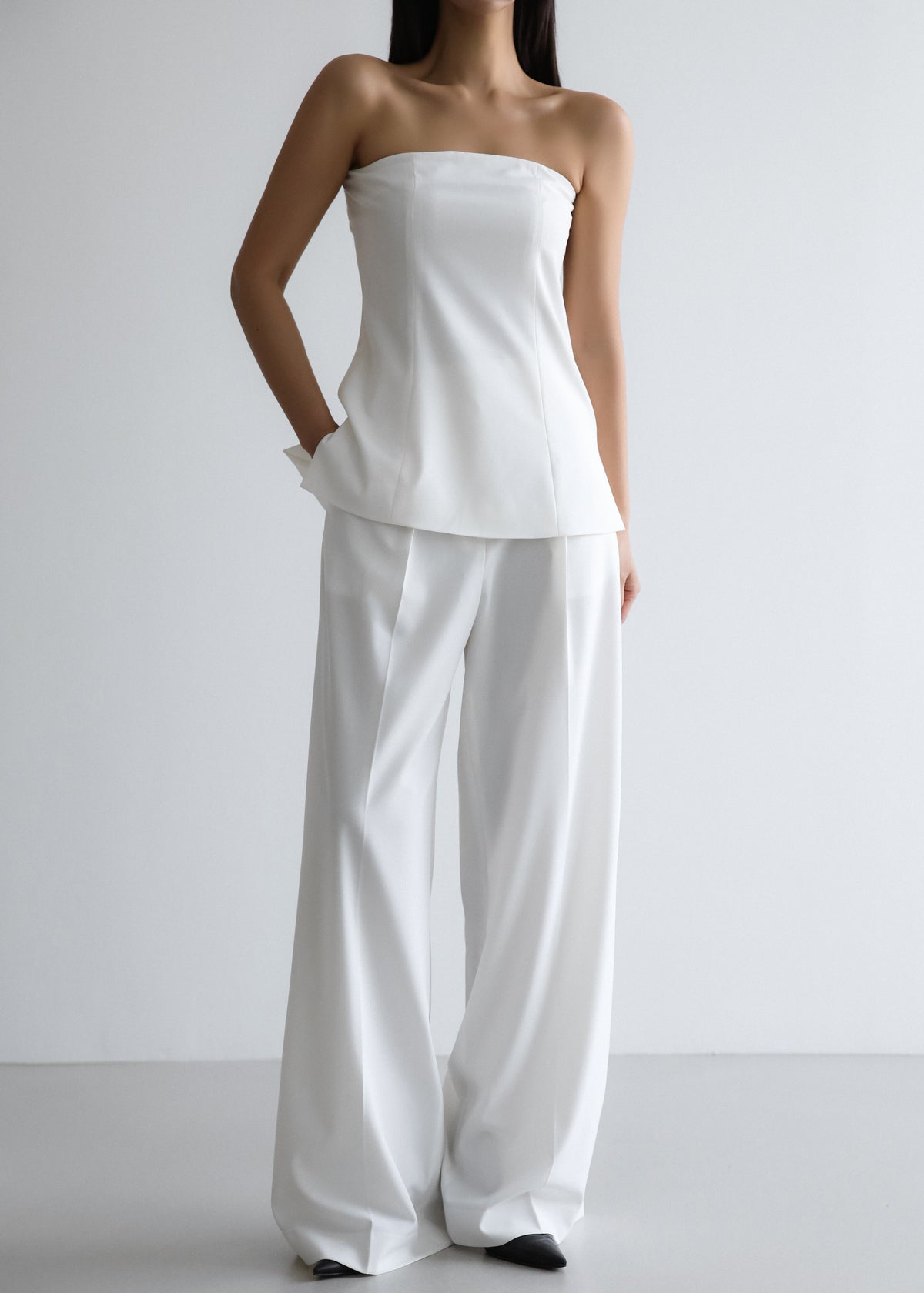 Abbie Trousers - White - 9