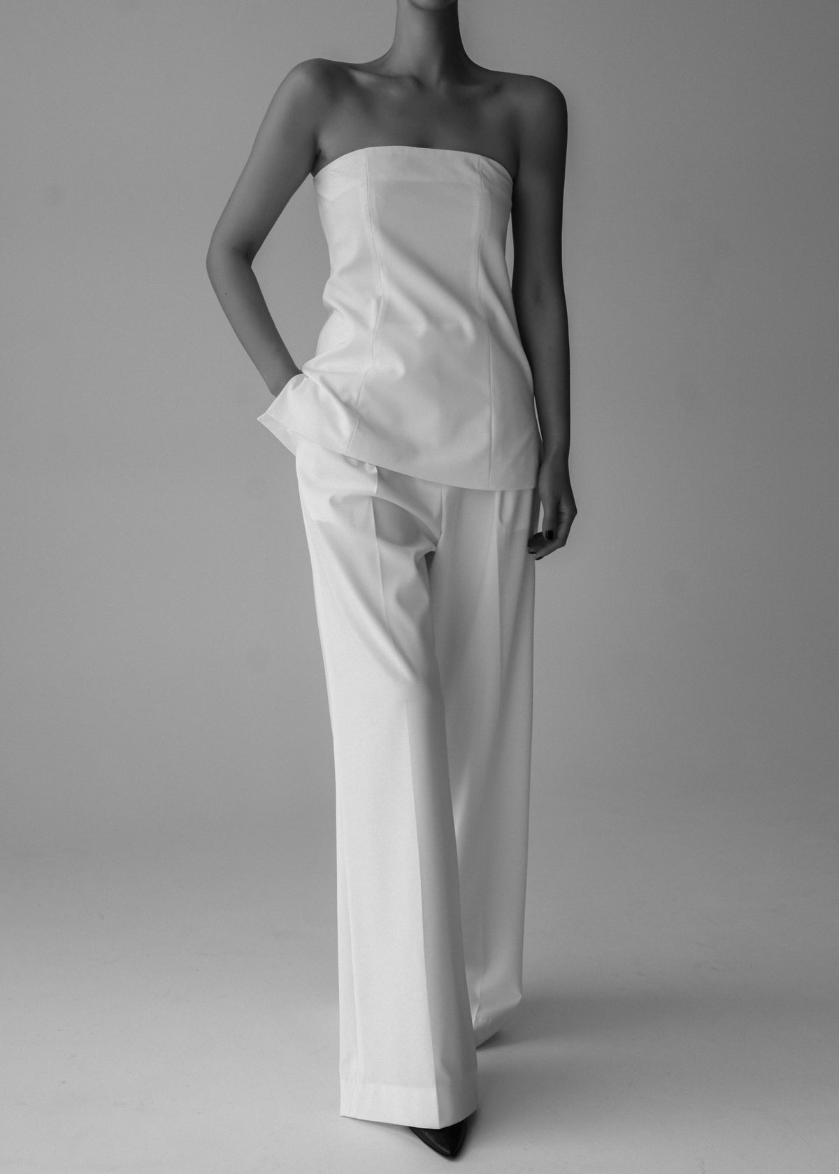 Abbie Trousers - White - 4