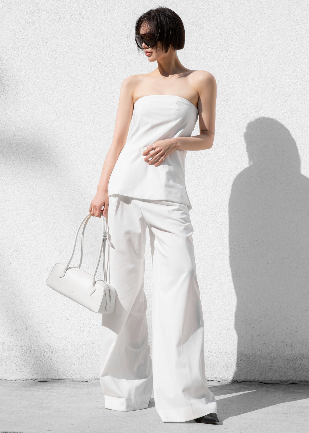Abbie Trousers - White - 7