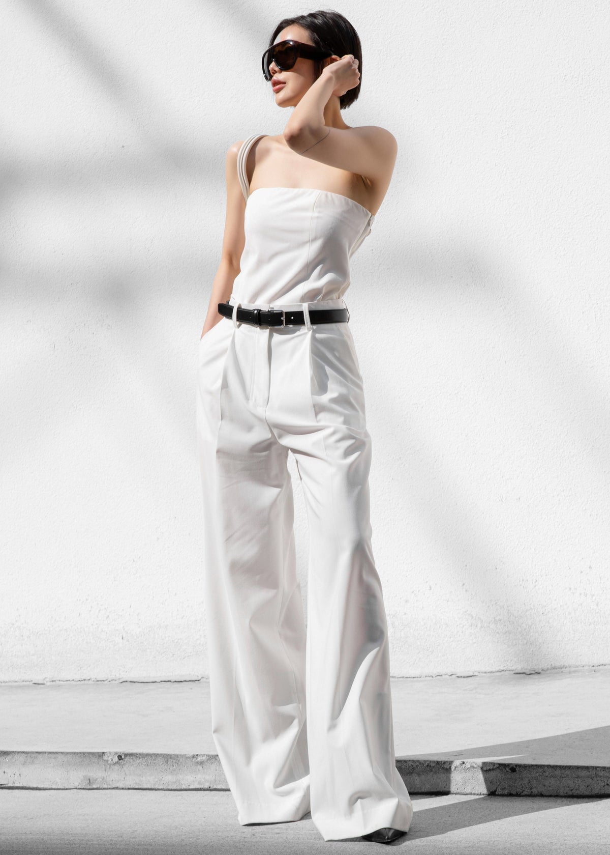 Abbie Trousers - White - 8