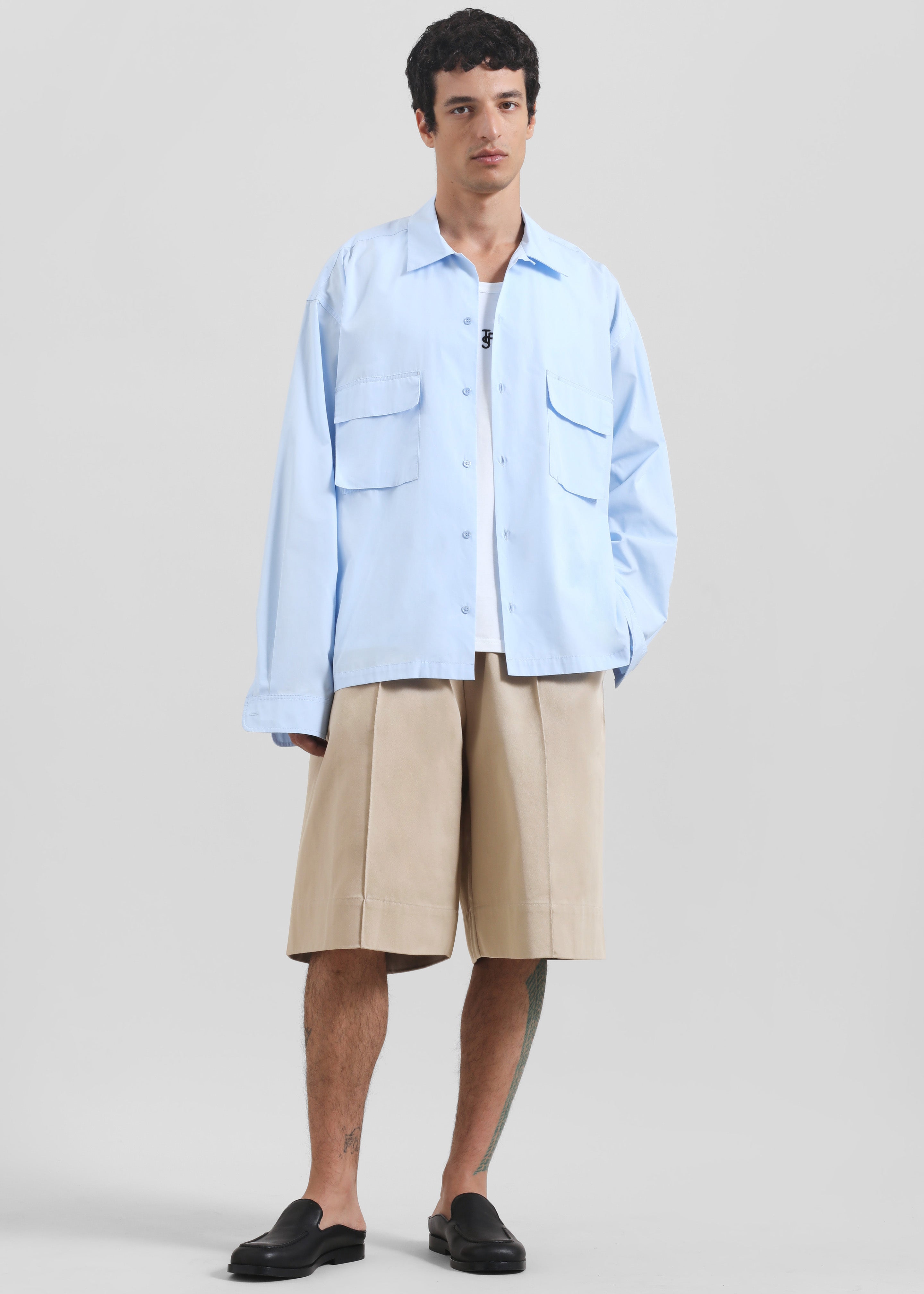 Adan Bermuda Shorts - Beige - 5