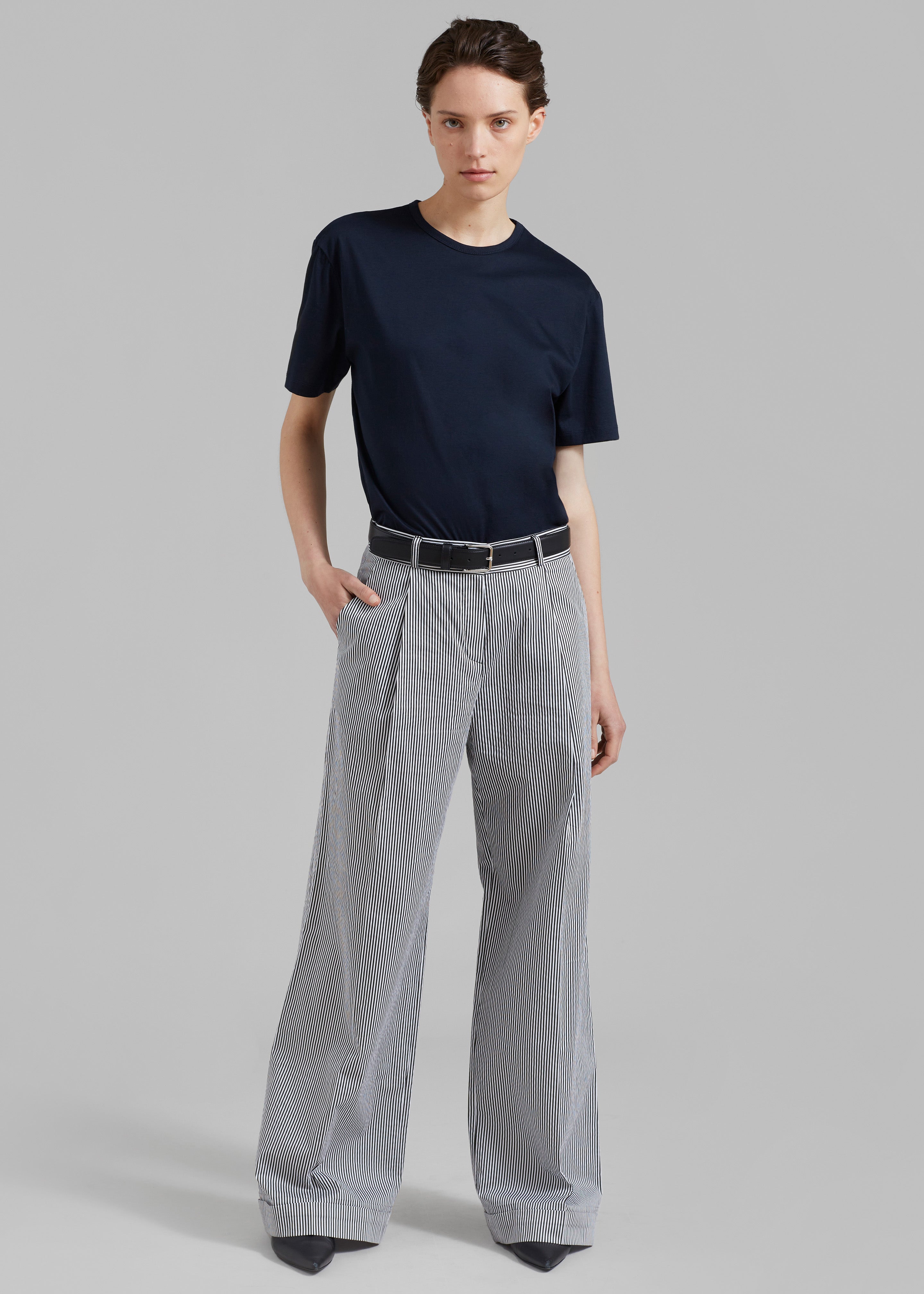 Addison Pants - Black Stripe - 1