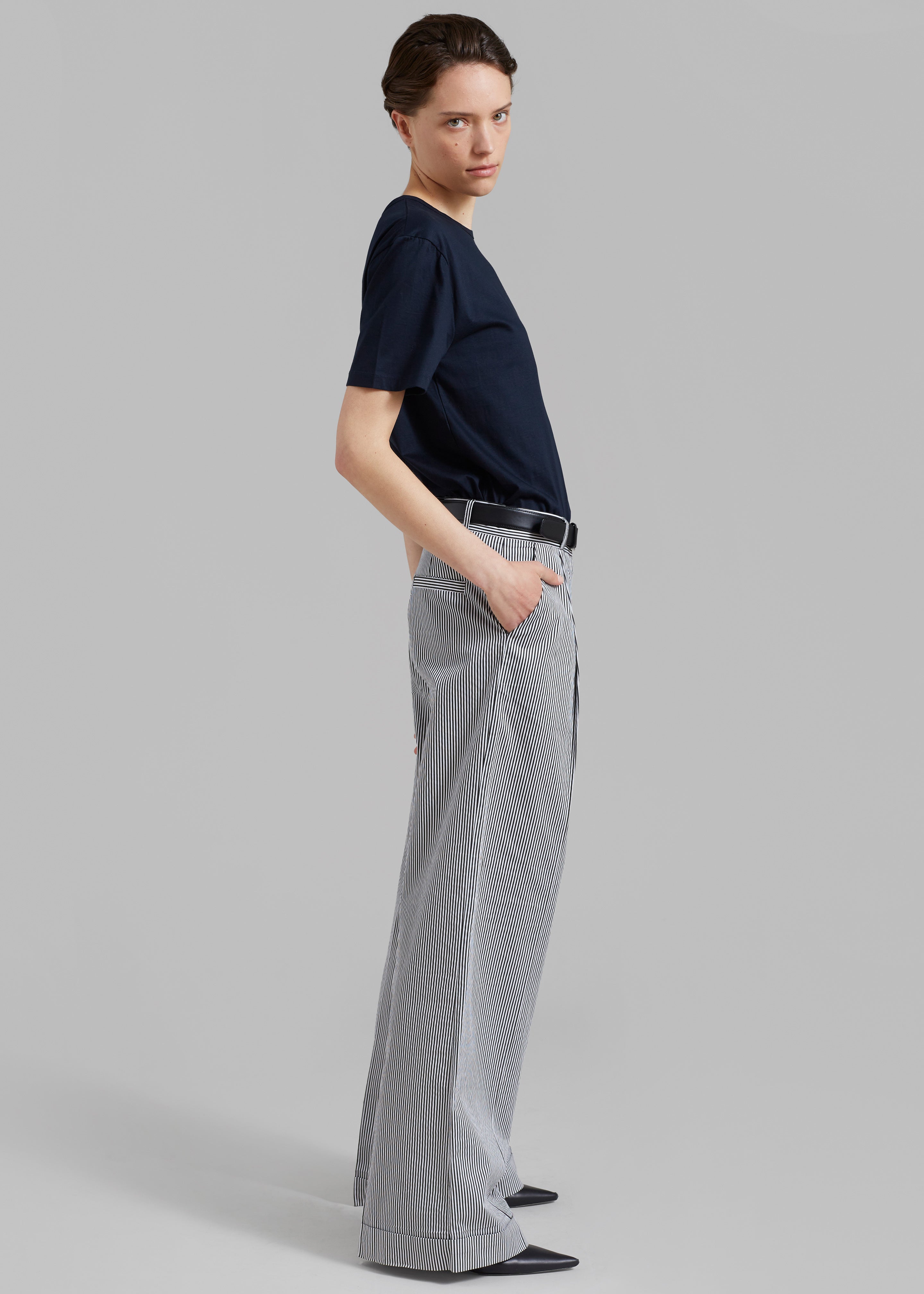 Addison Pants - Black Stripe - 3