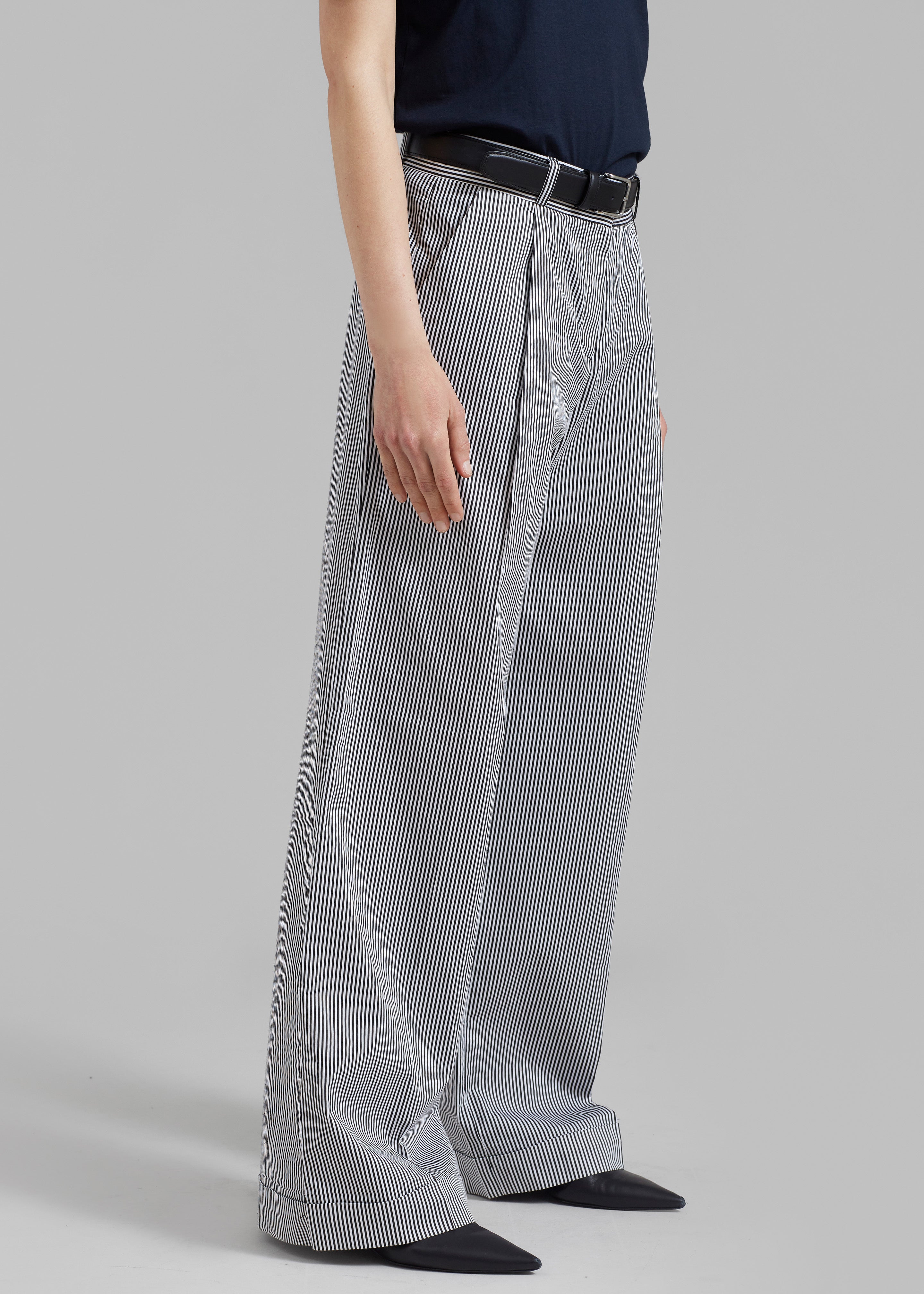 Addison Pants - Black Stripe - 4