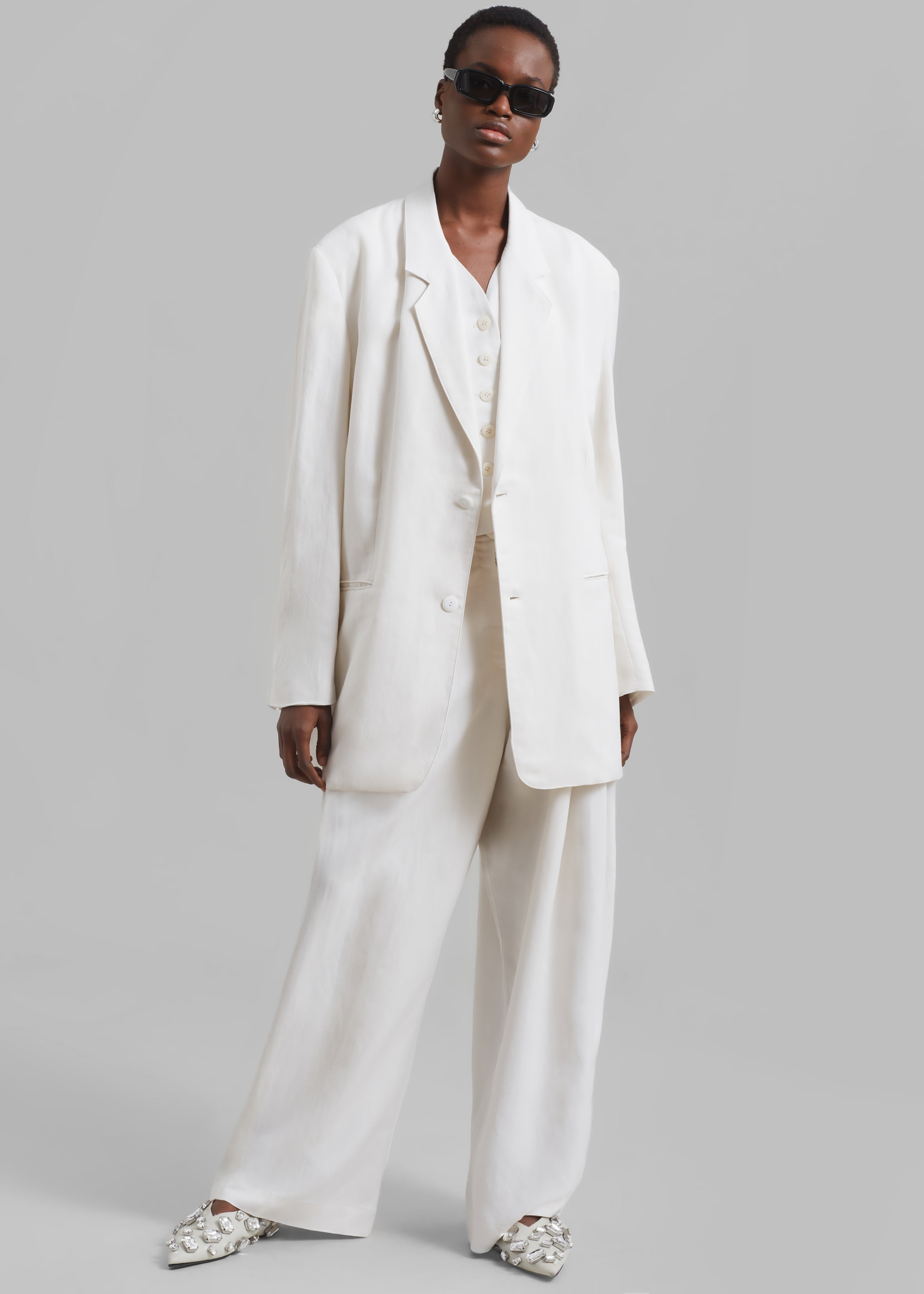 Aiden Blazer - White - 2