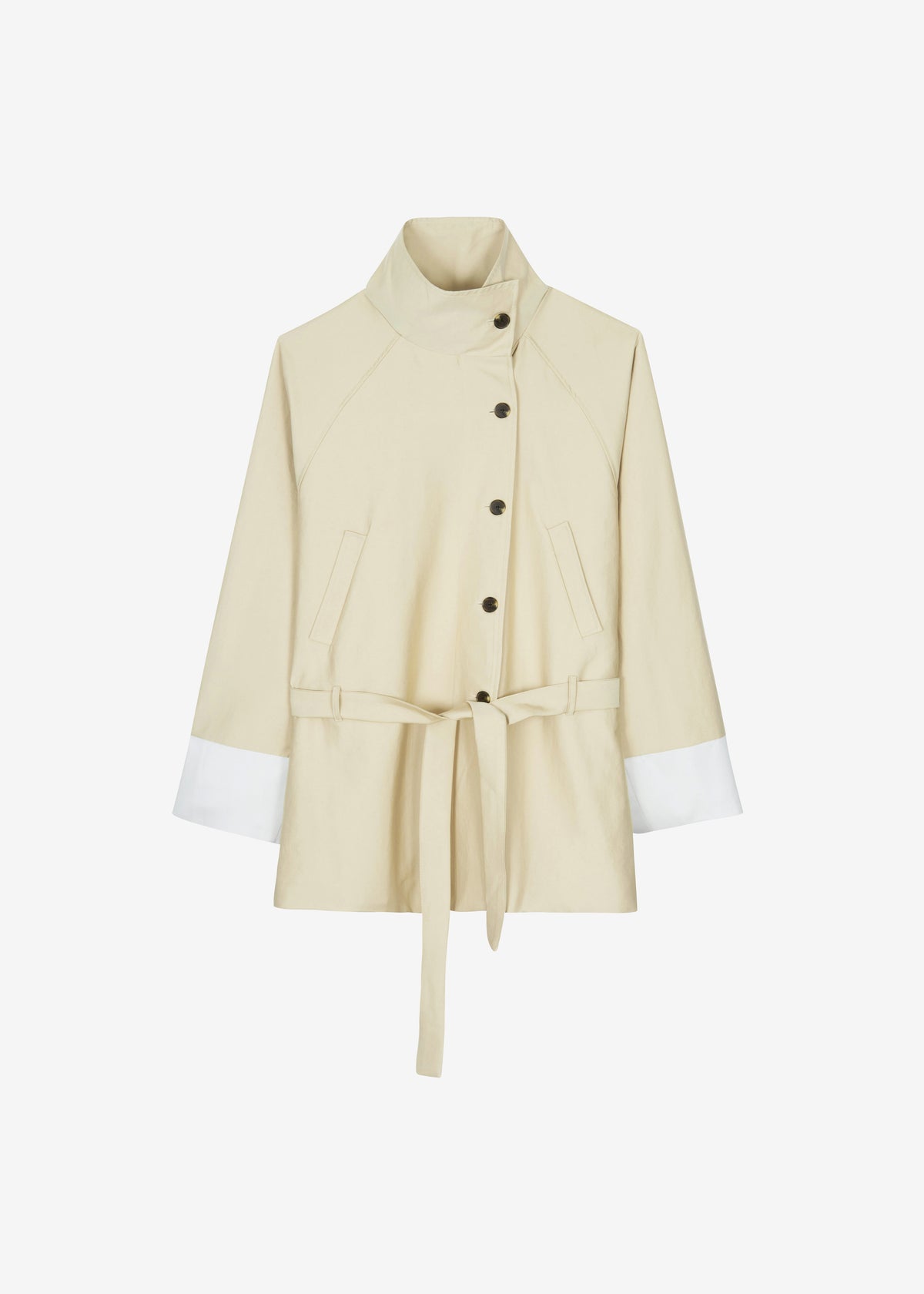 Alberta Short Trench - Beige - 16