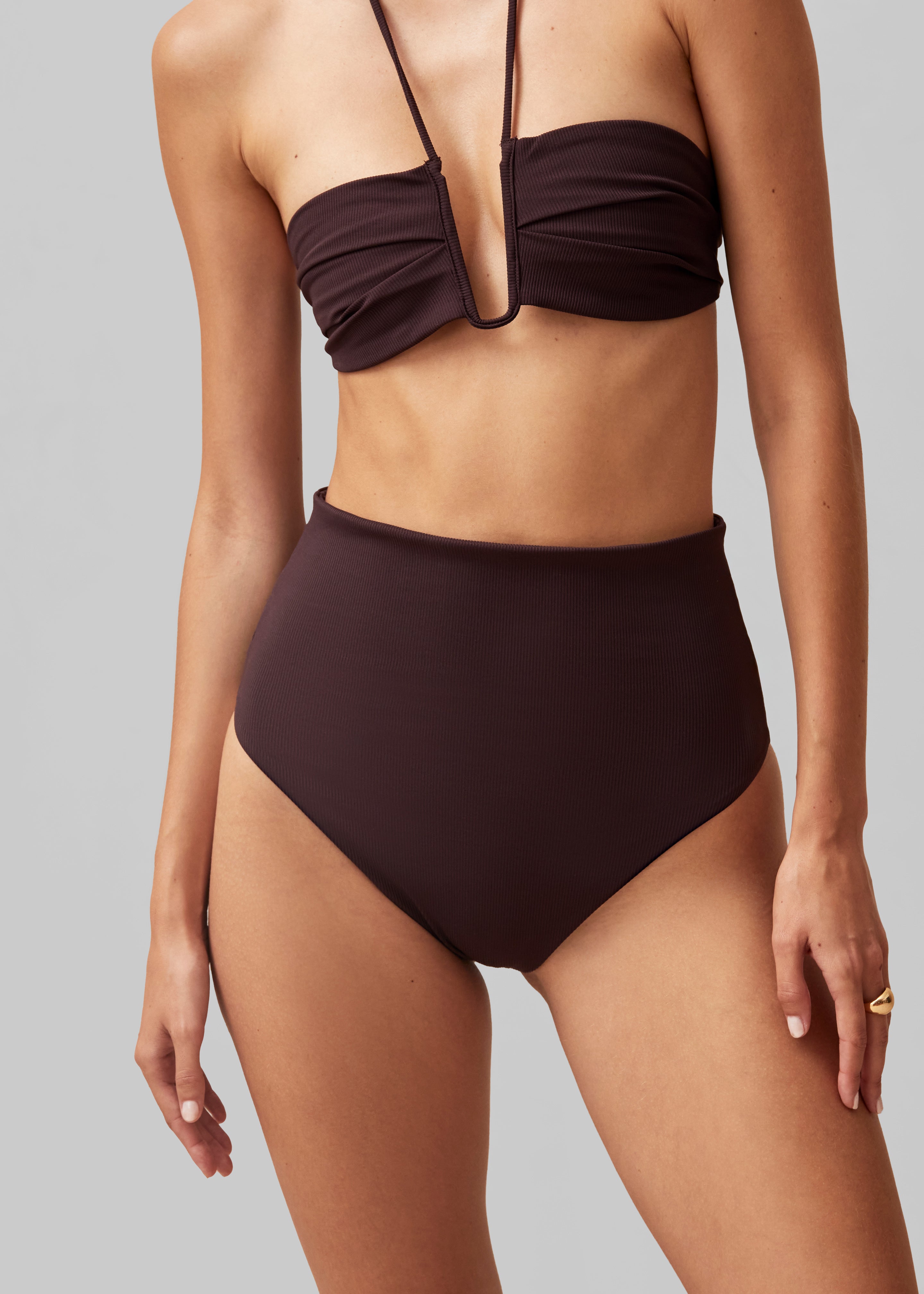 Alohas Costa Bikini Bottom - Brown - 3