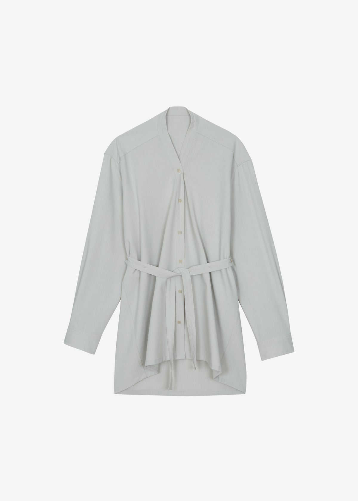 Alven Belted Shirt - Stone - 11