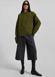 Amish Supplies Bouclè Knit Sweater - Acid Green