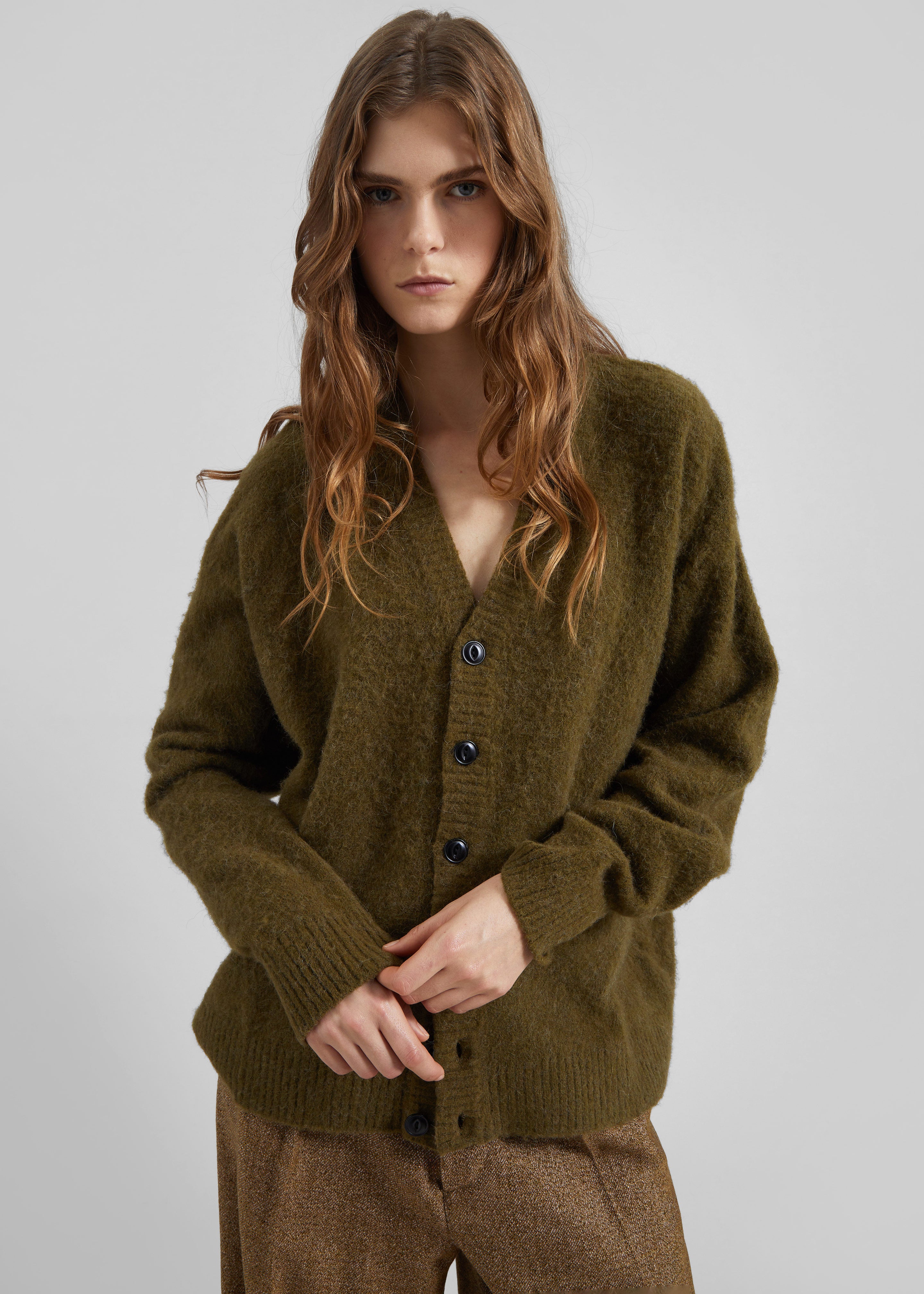 Amish Supplies Oversized Cardigan - Acid Green - 1