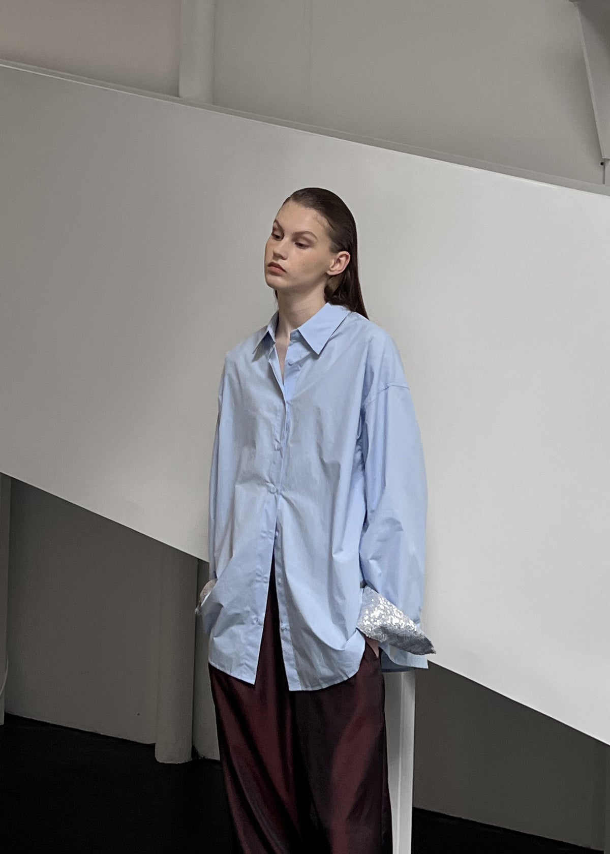Aniston Button Up Shirt - Sky - 4
