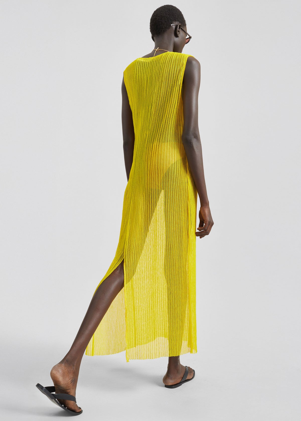 Annecy Lace Dress - Yellow - 5