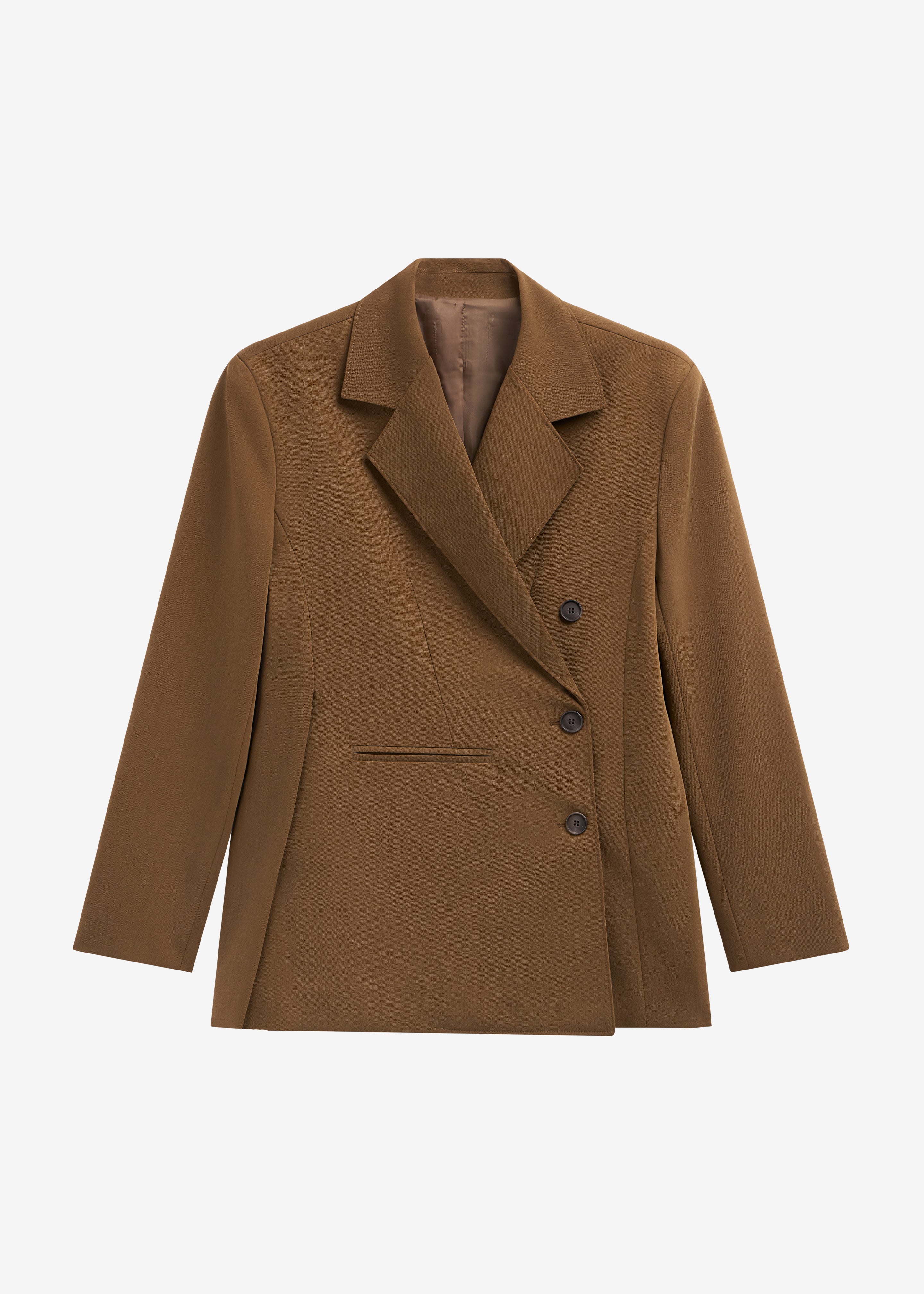 Antwerp Wrap Blazer - Brown - 9