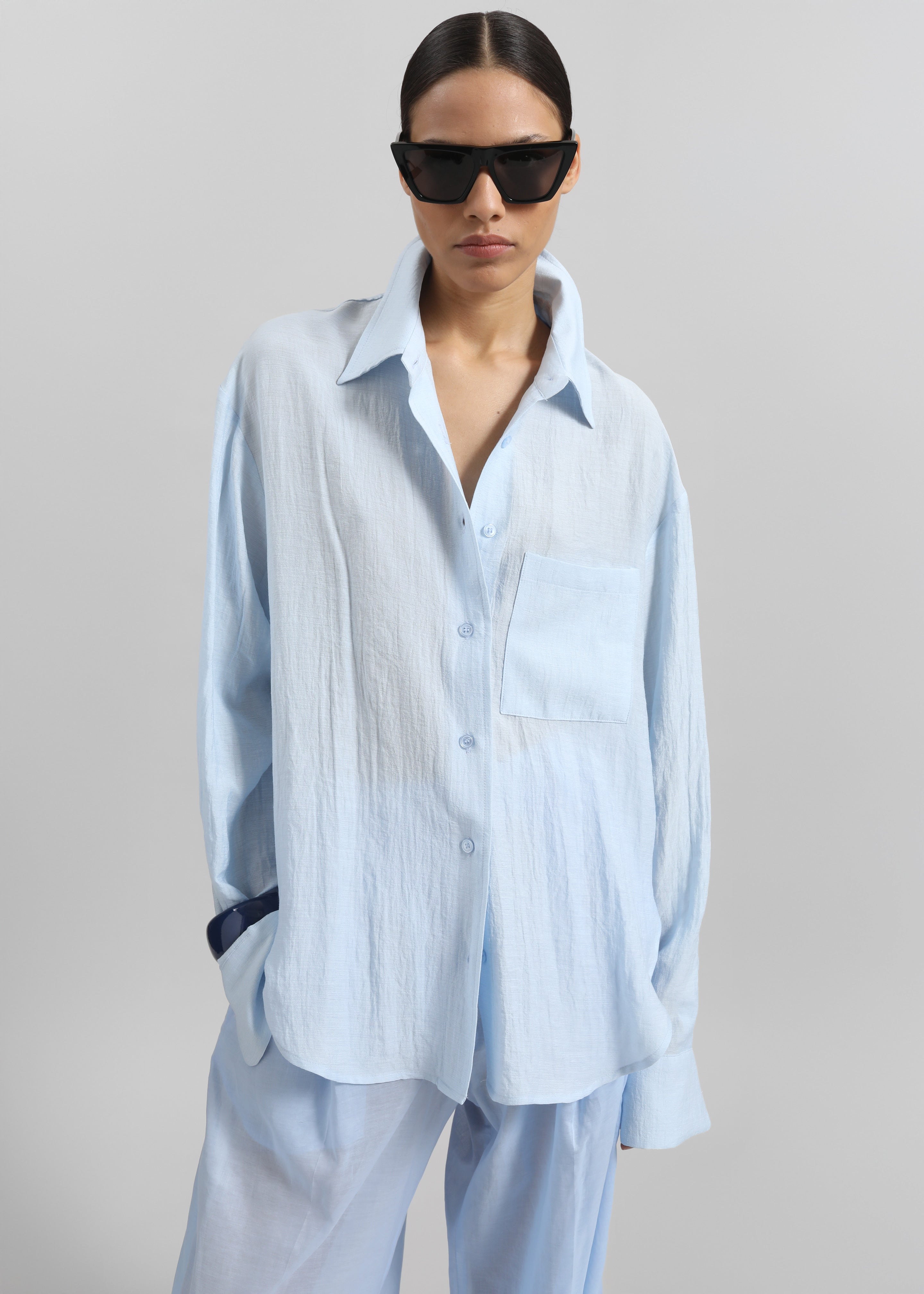 Ascain Fluid Shirt - Sky Blue - 7