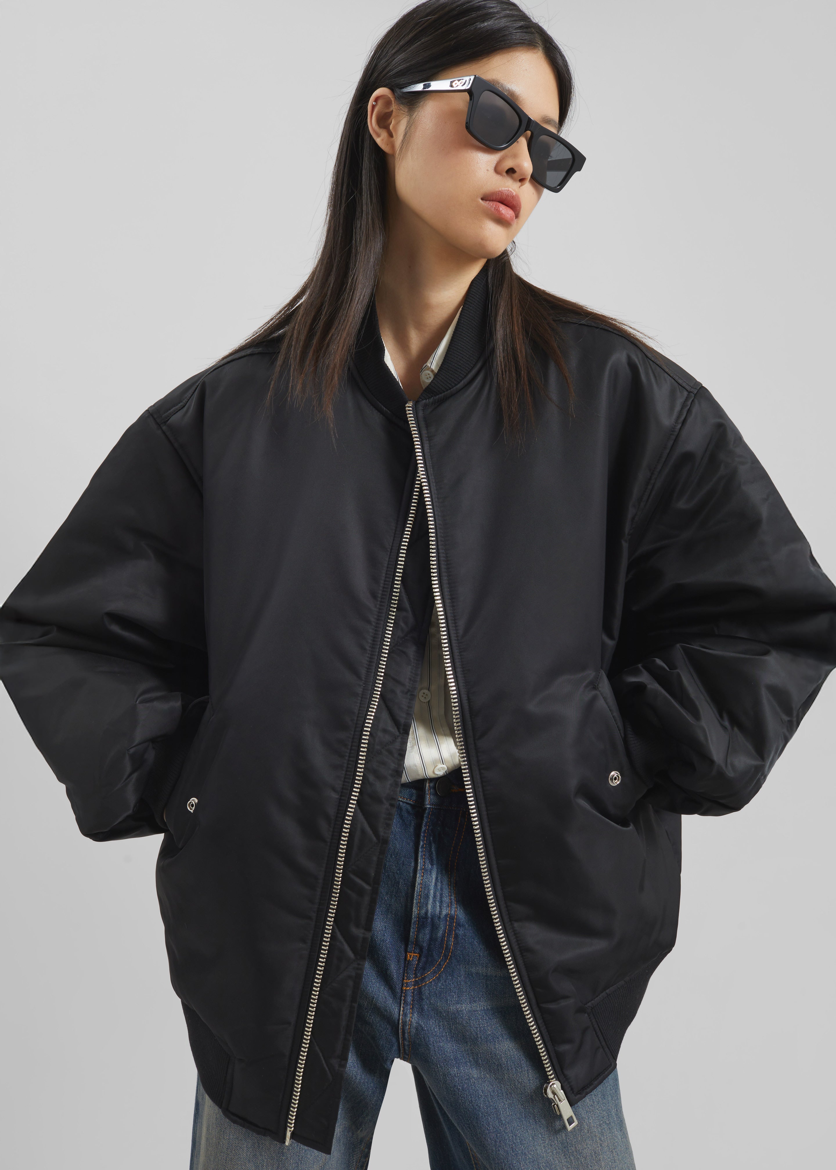 Astra Bomber Jacket - Black - 4