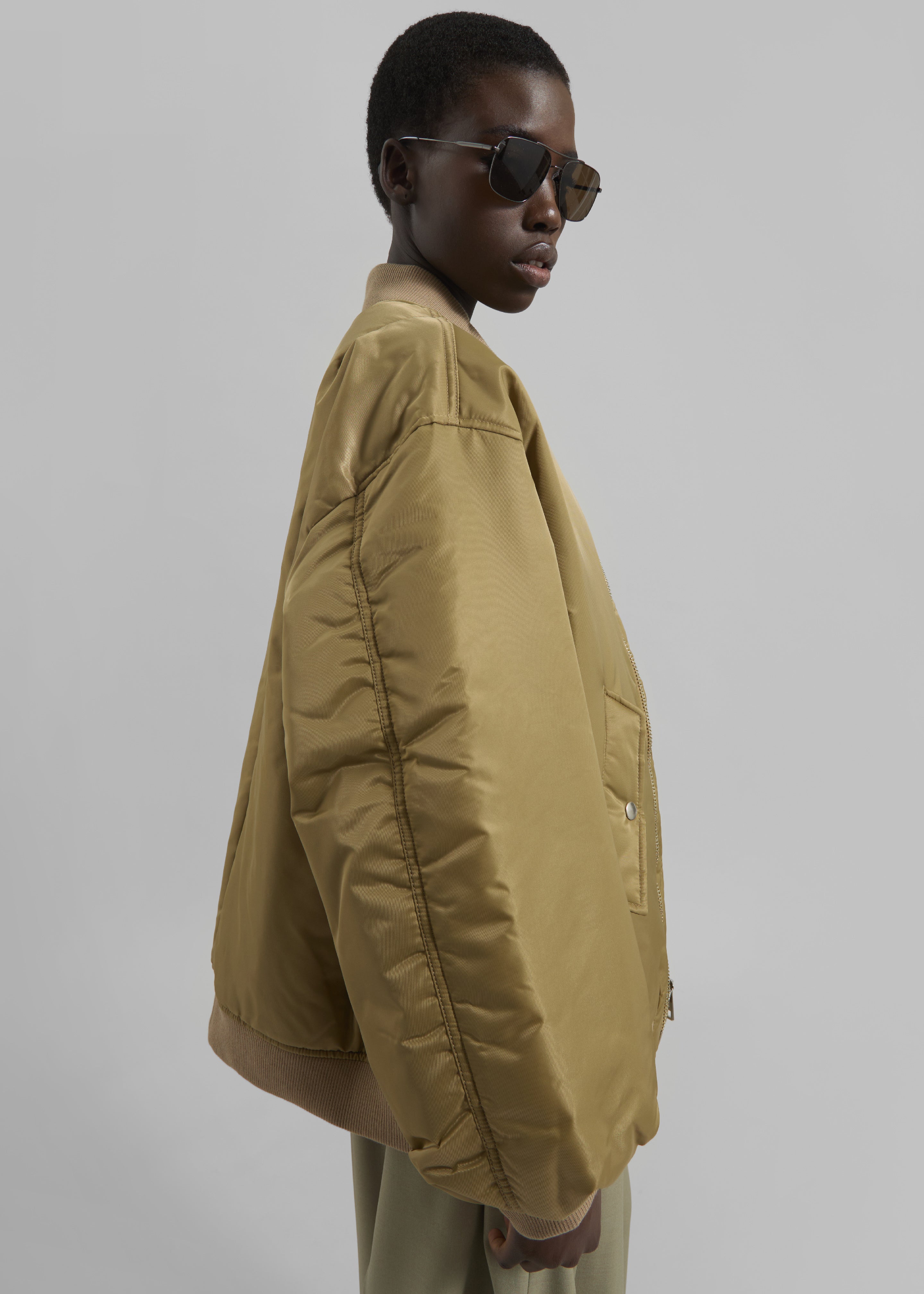 Astra Bomber Jacket - Olive - 3