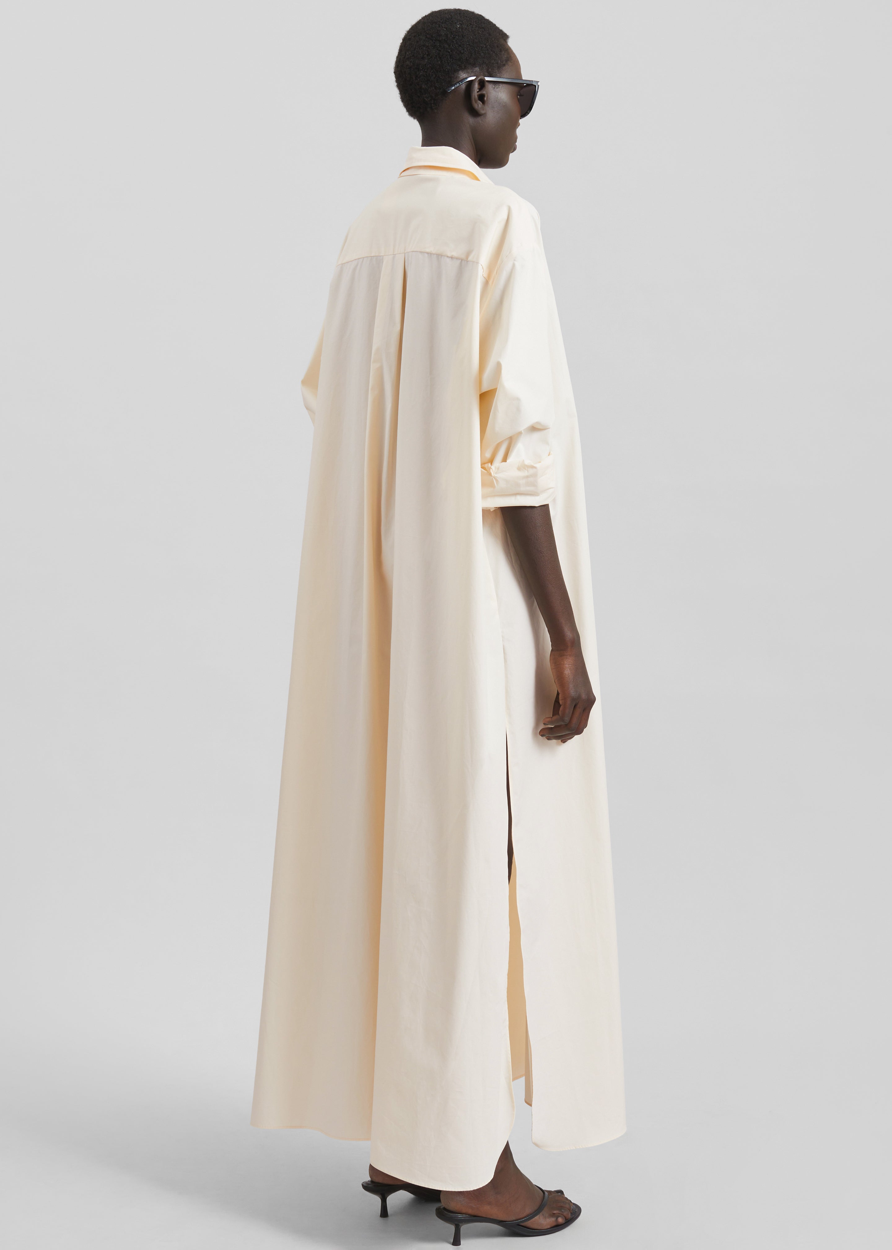Avery Shirt Dress - Light Peach - 5