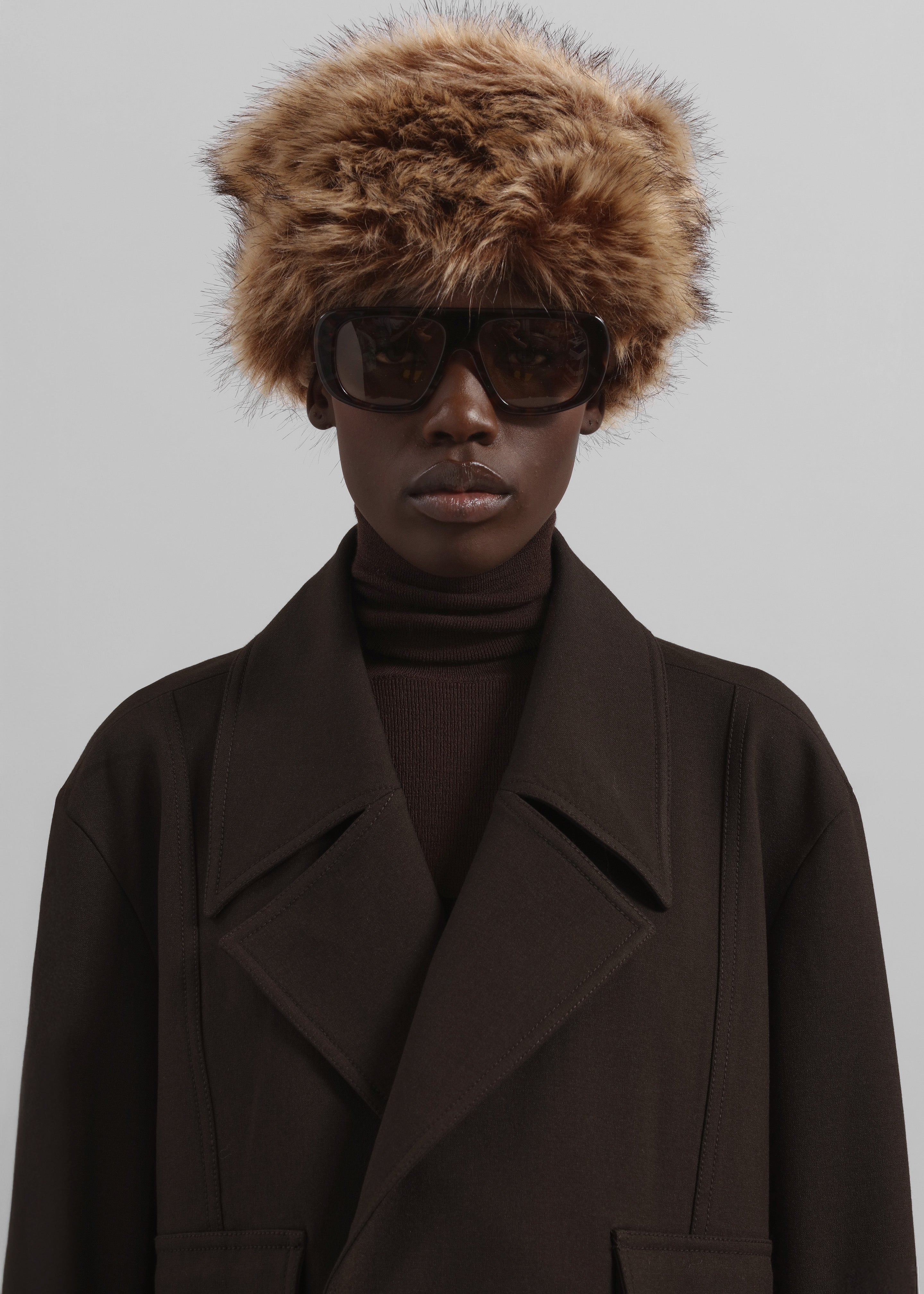 Bansko Faux Fur Hat - Beige - 1