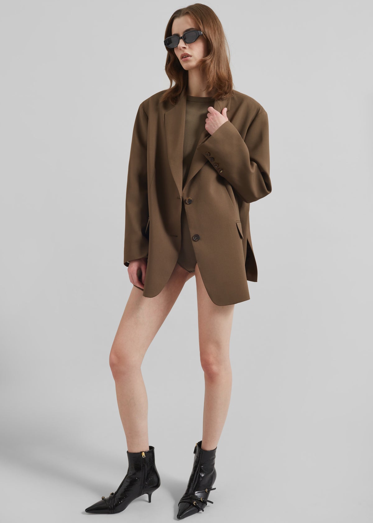 Bea Blazer - Chocolate - 1