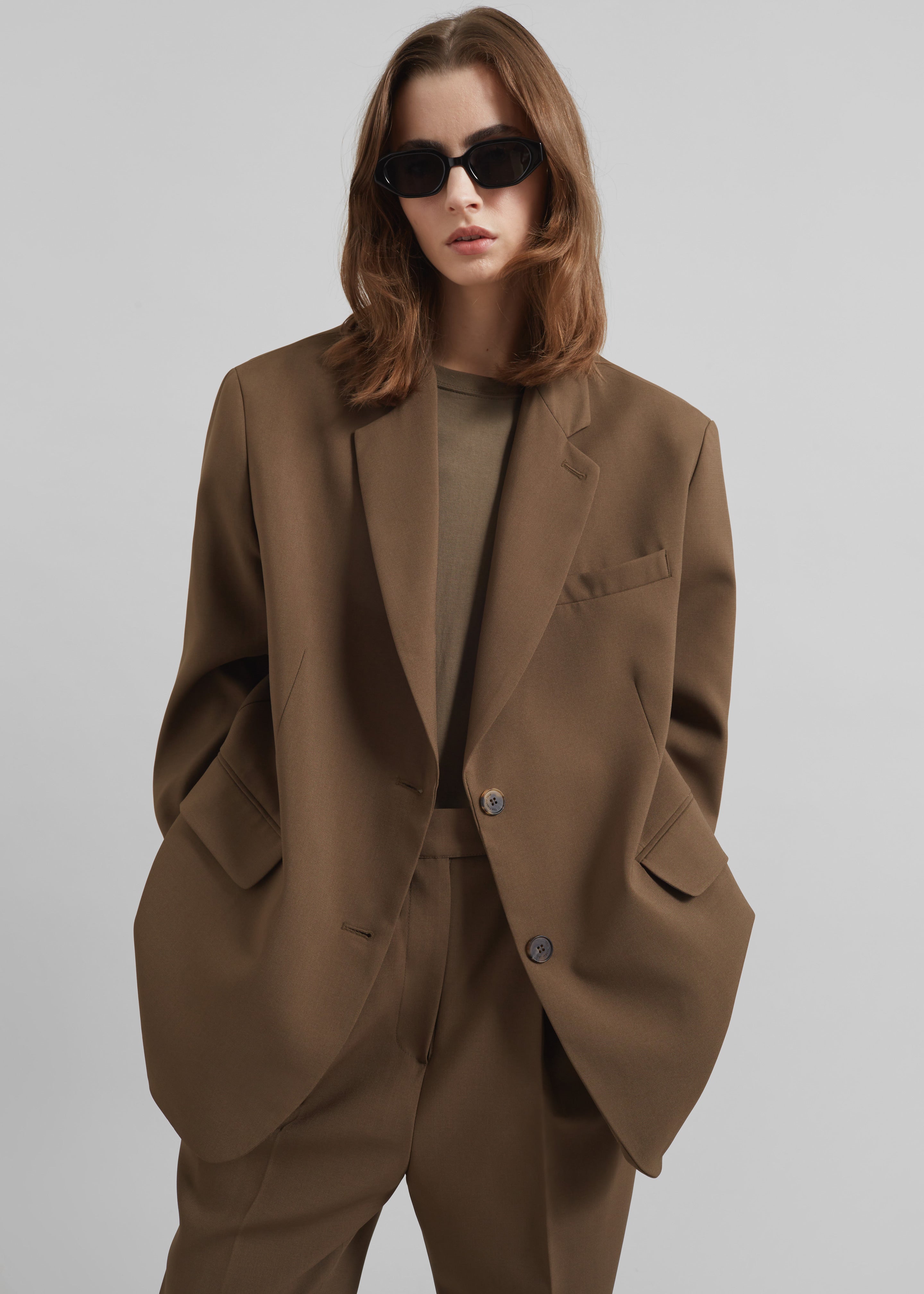 Bea Blazer - Chocolate - 2