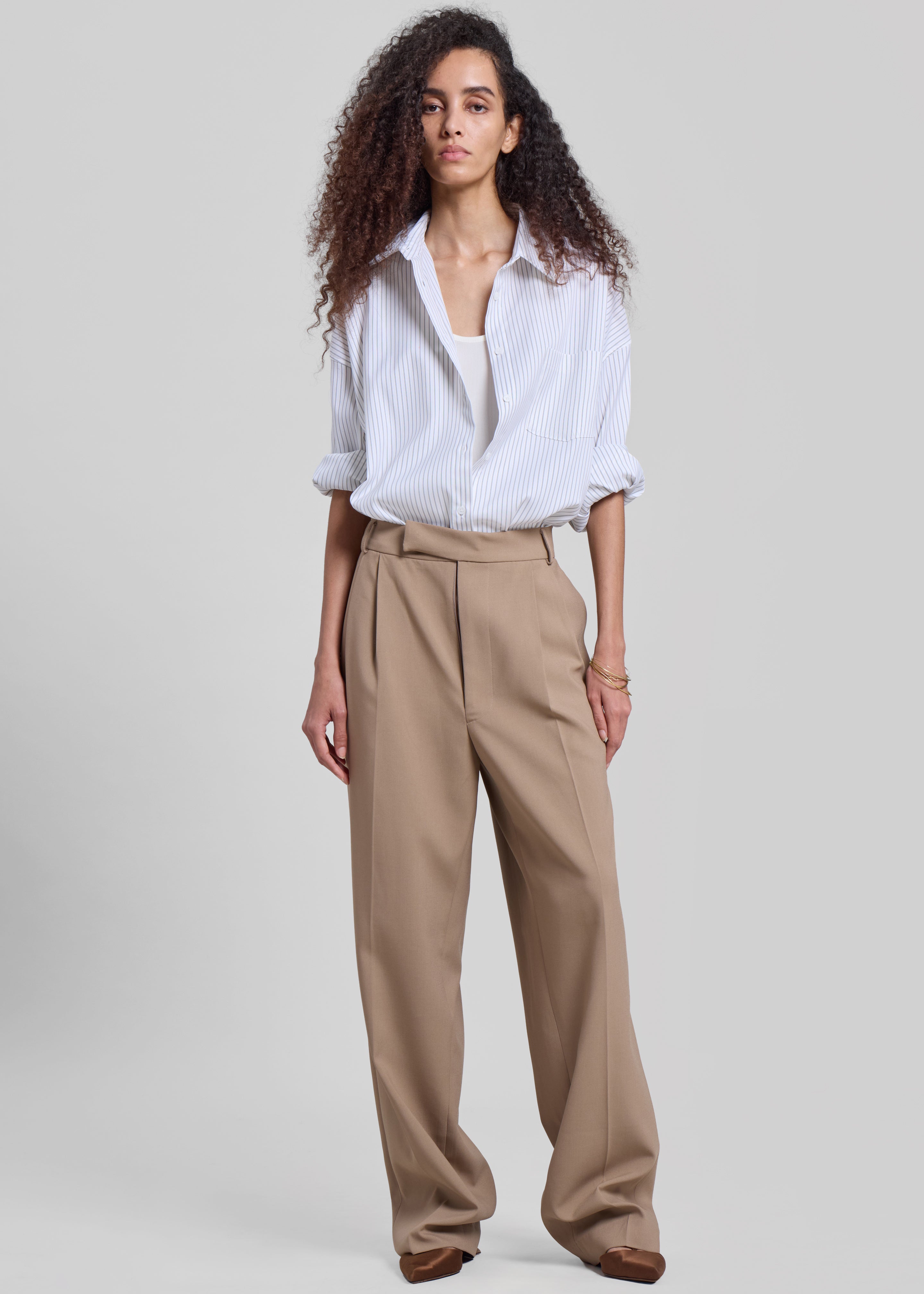 Bea Suit Pants - Latte - 11