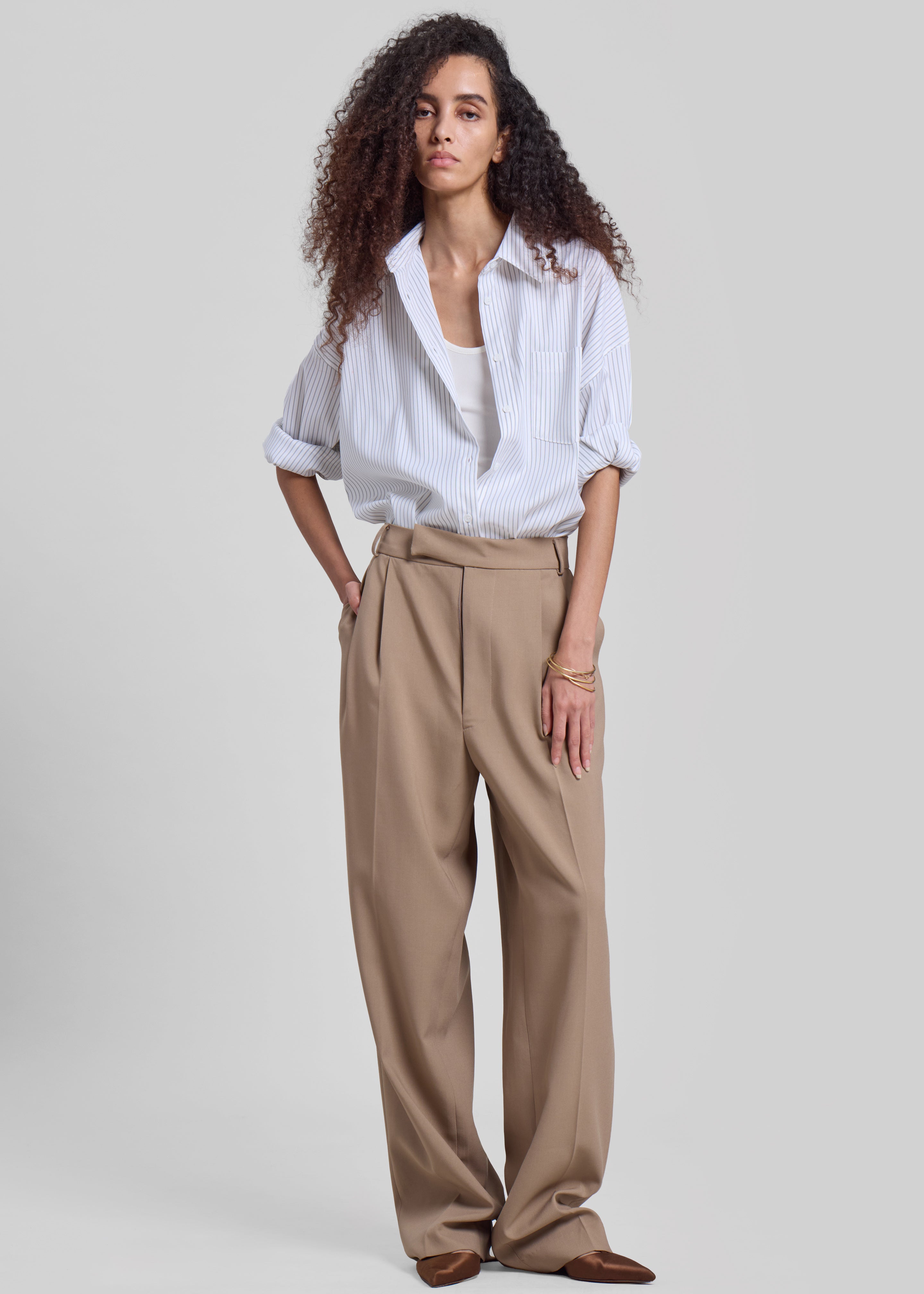 Bea Suit Pants - Latte - 12