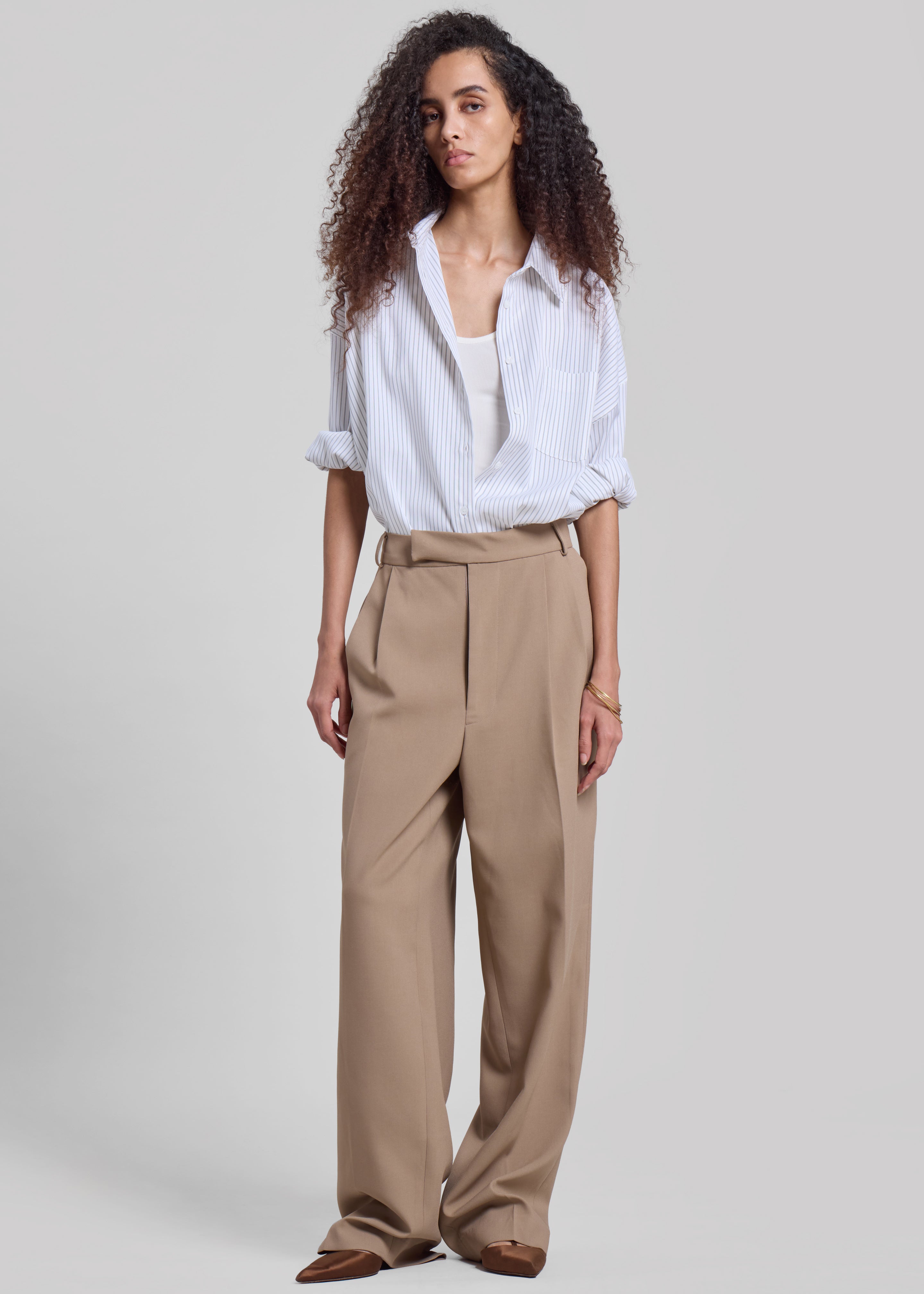 Bea Suit Pants - Latte - 6