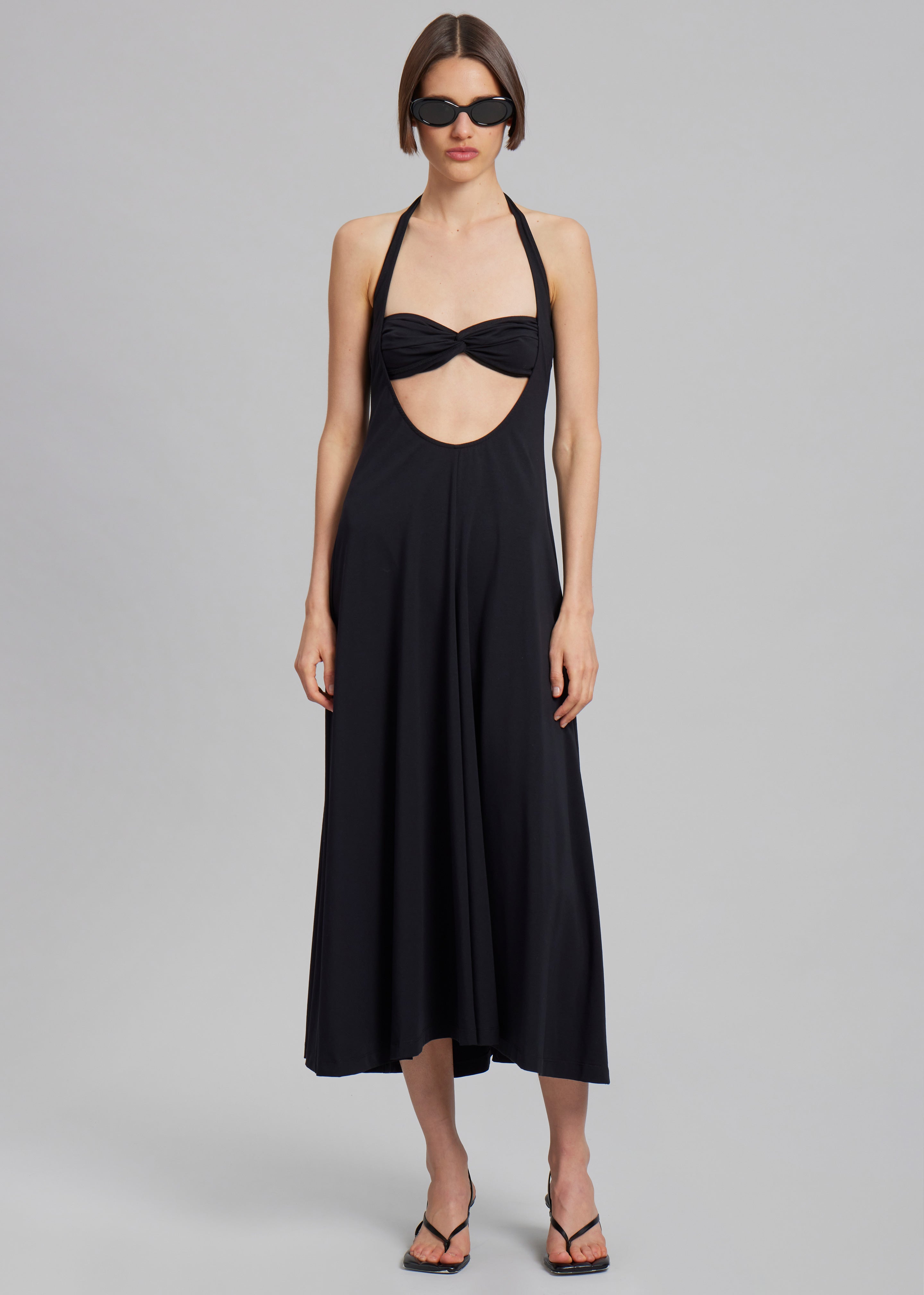 Beaufille Baes Halter Dress - Black - 6