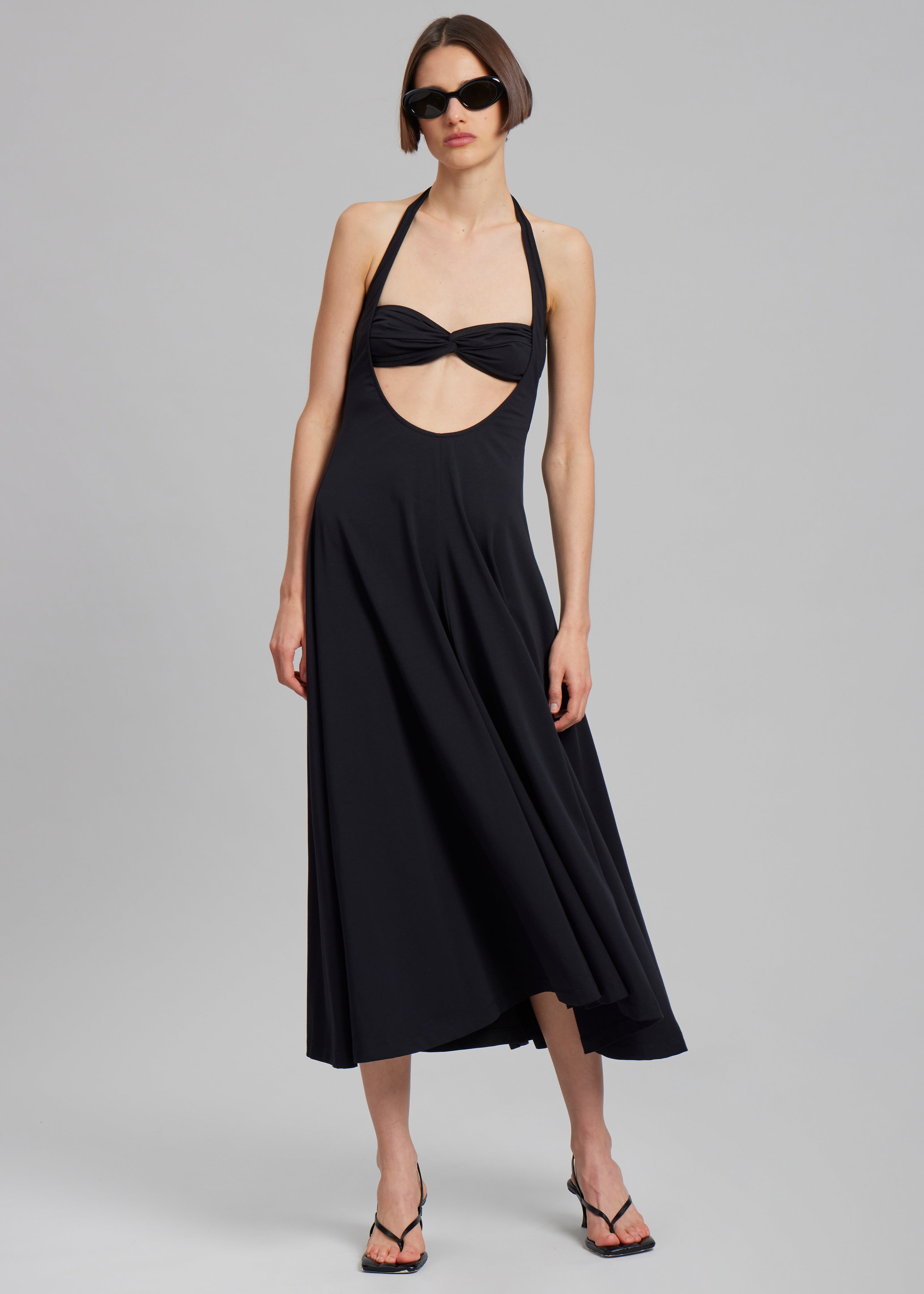 Beaufille Baes Halter Dress - Black - 7