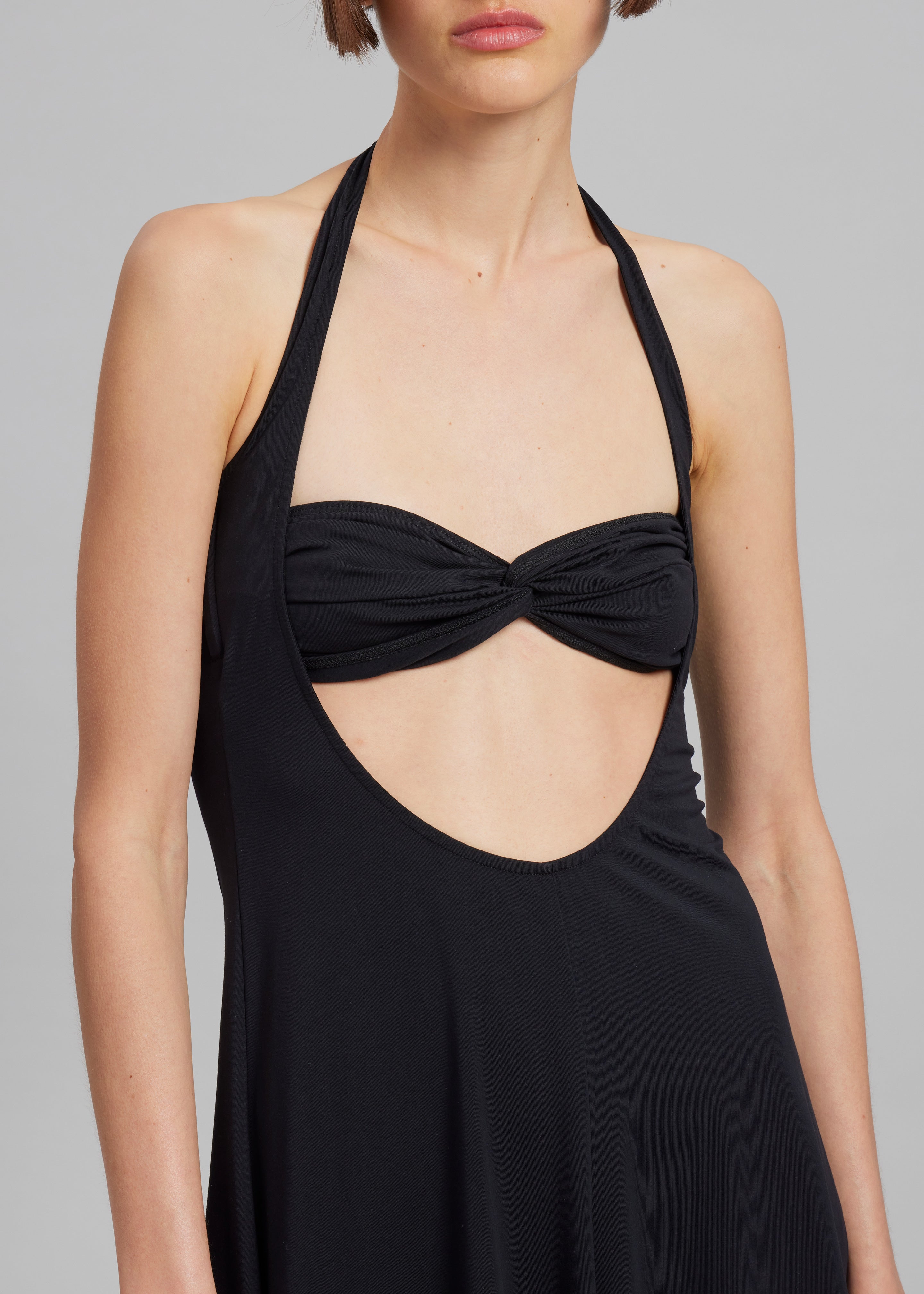Beaufille Baes Halter Dress - Black - 8
