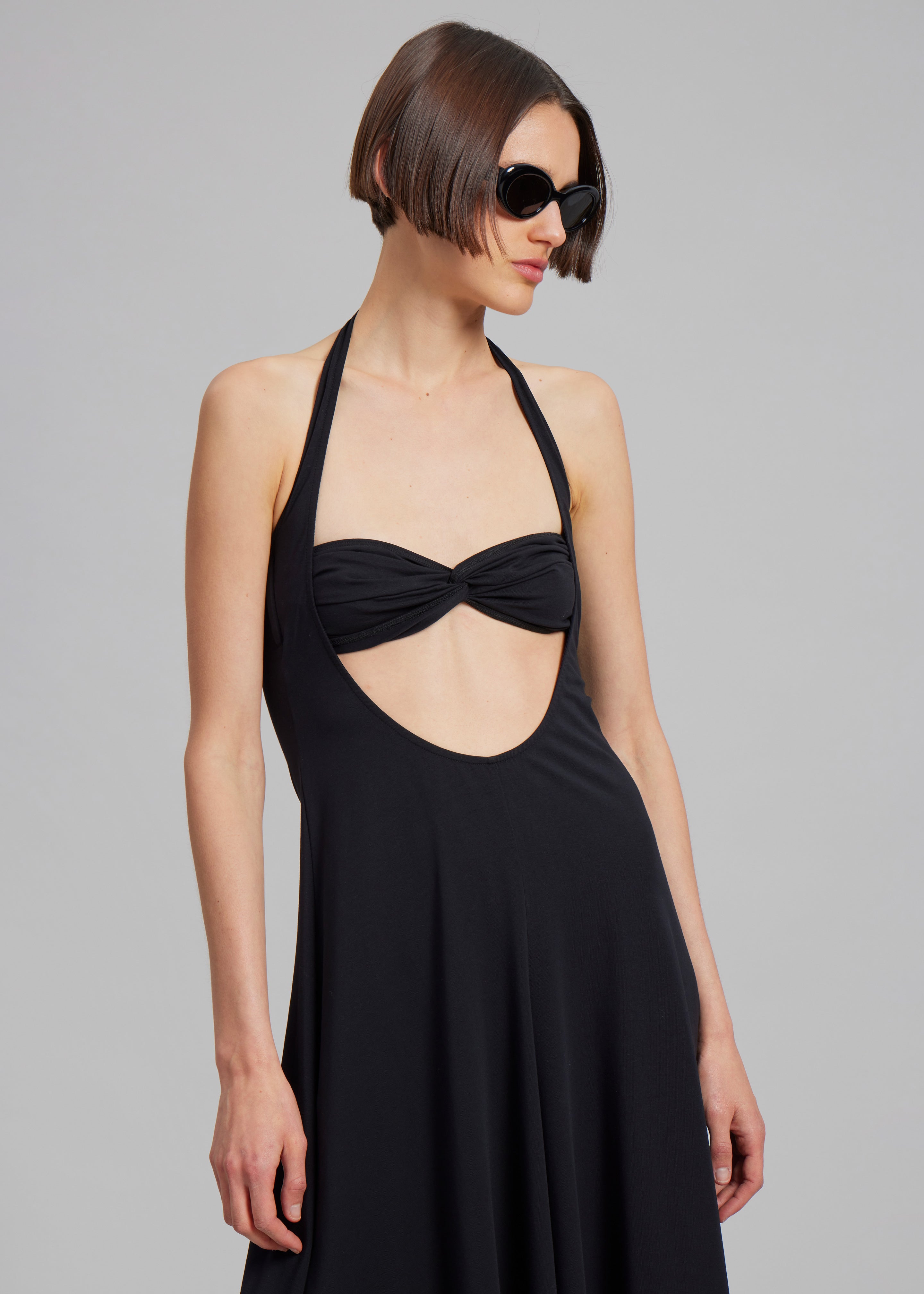 Beaufille Baes Halter Dress - Black - 5