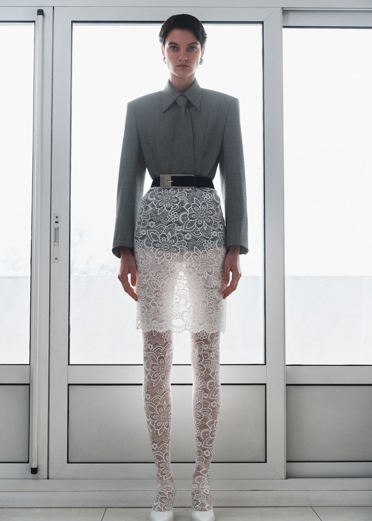 Beaufille Jagger Blouse - Grey Melange - 6