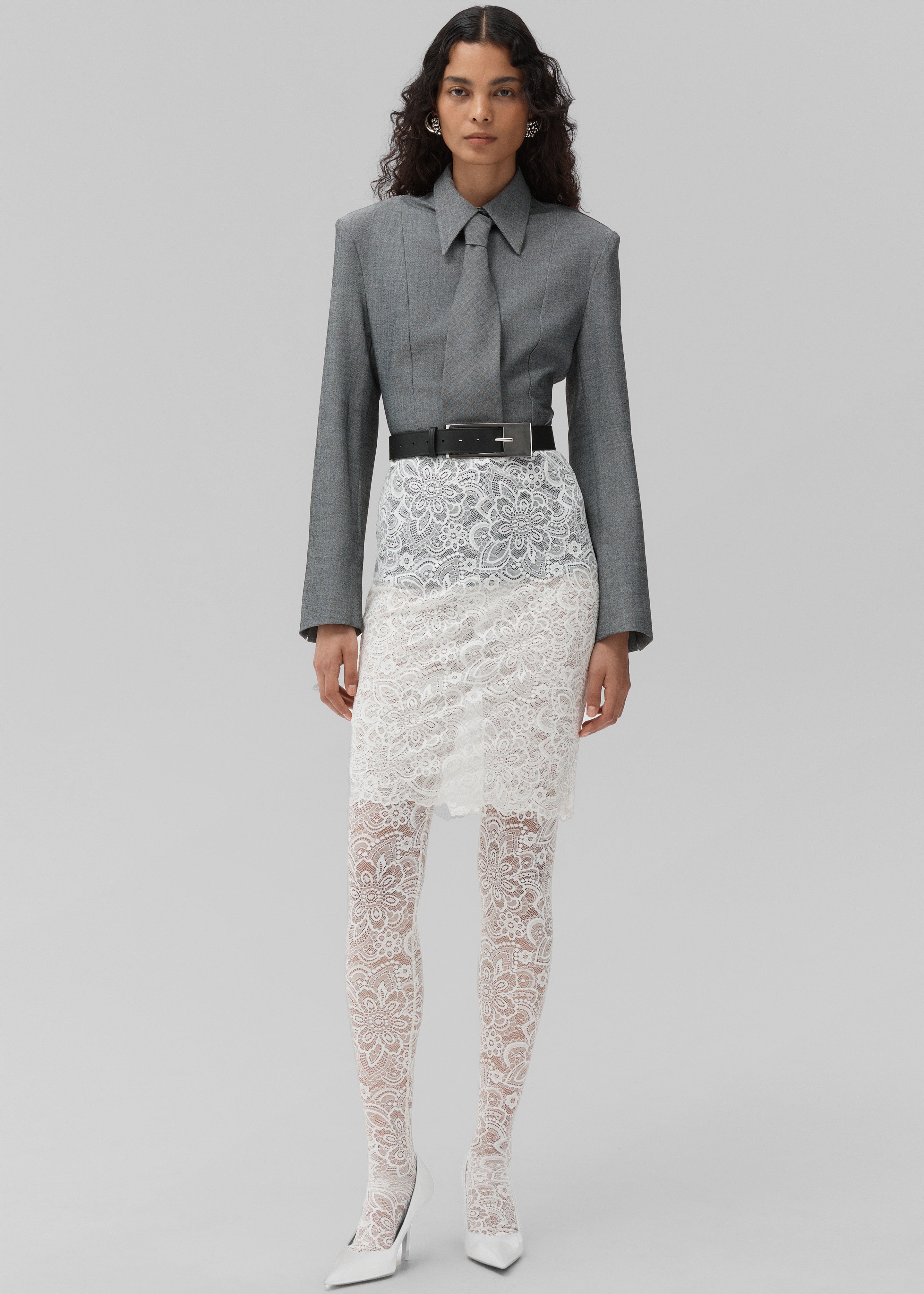 Beaufille Jagger Blouse - Grey Melange - 7