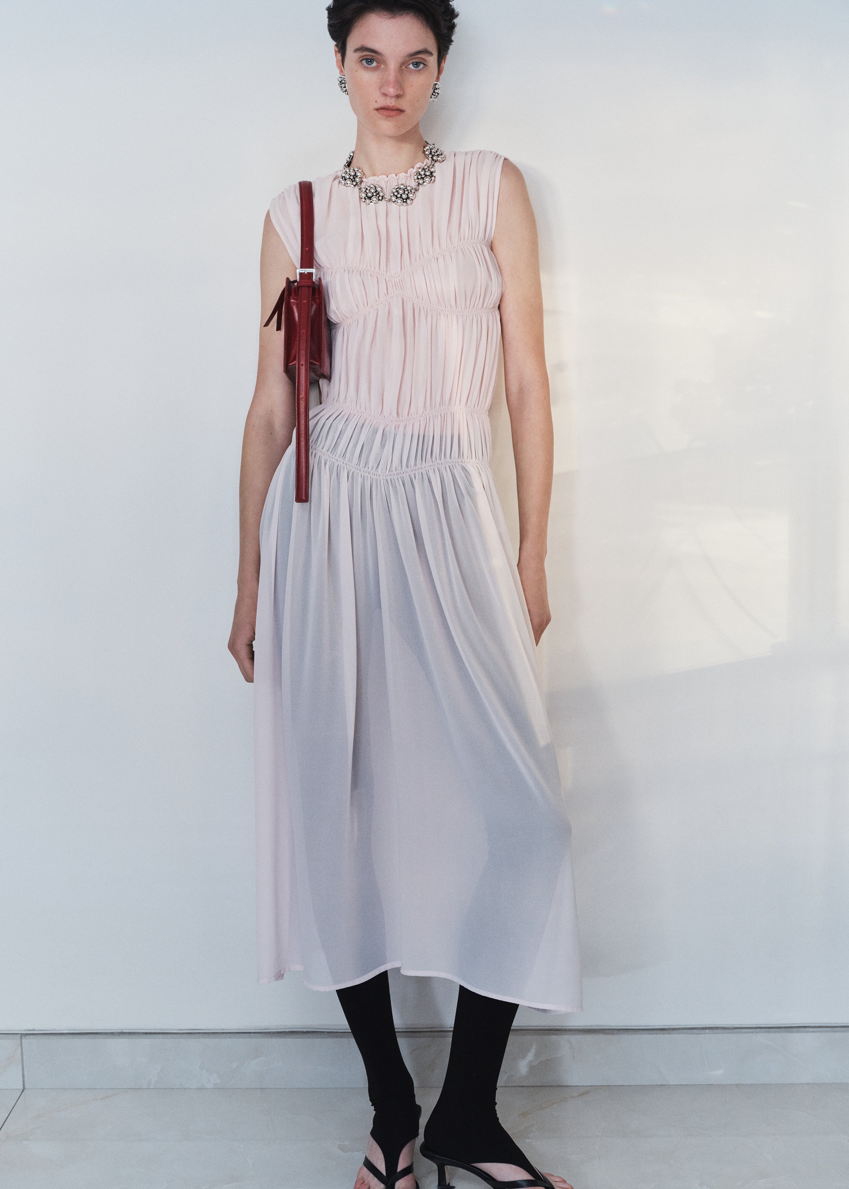 Beaufille Monroe Dress - Pale Pink - 4
