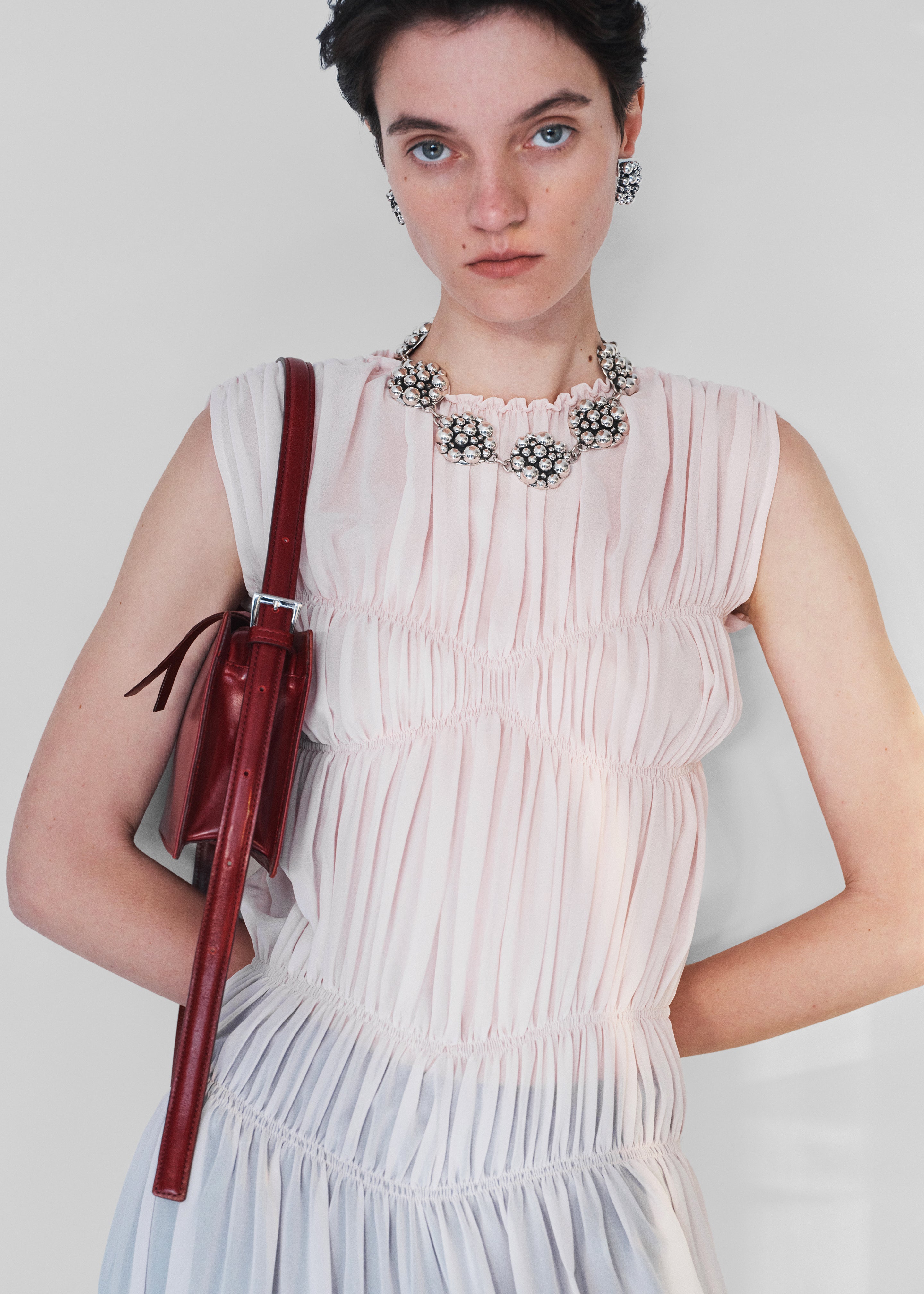 Beaufille Monroe Dress - Pale Pink - 1