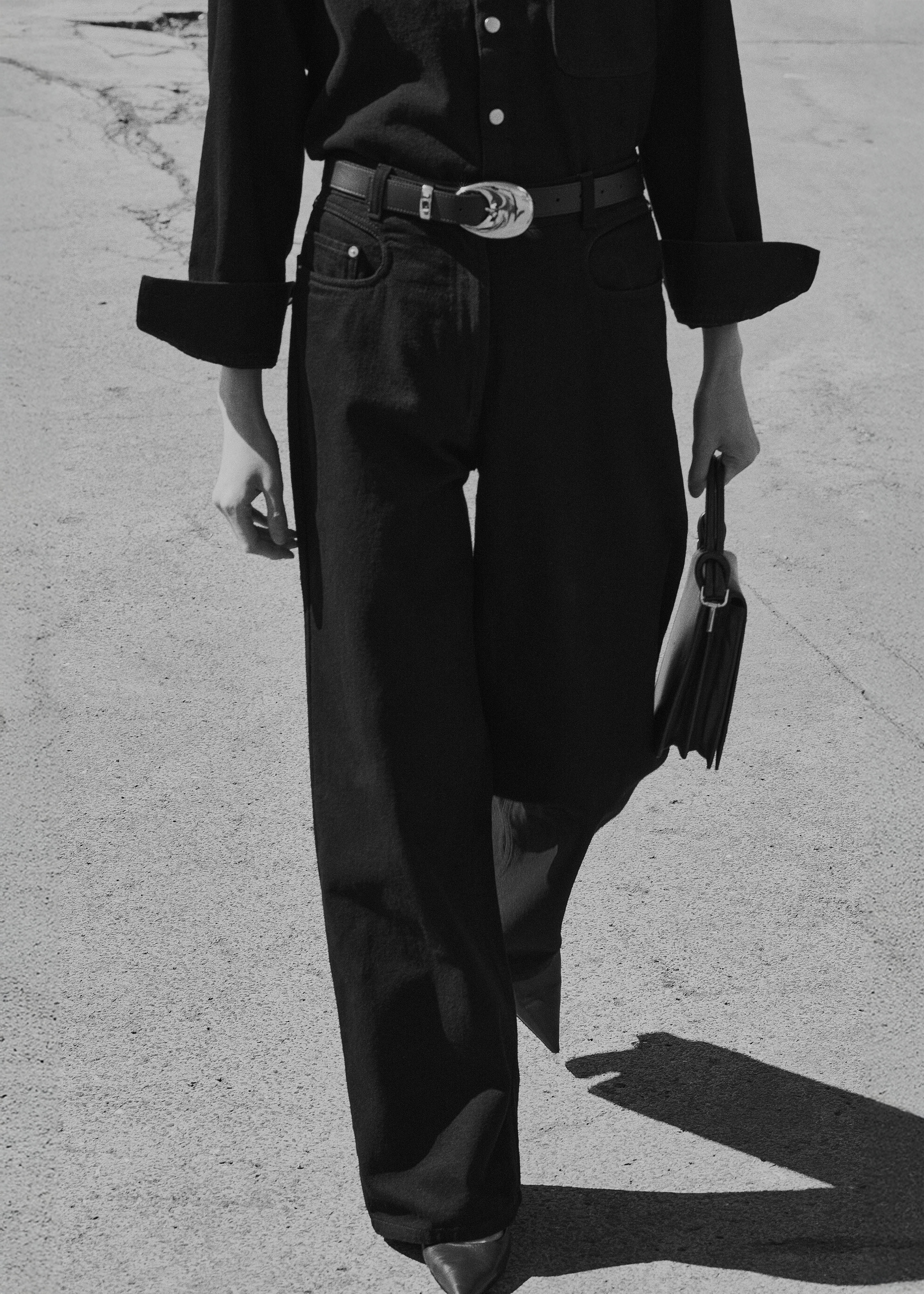 Beaufille Porte Belt - Black/Silver - 6