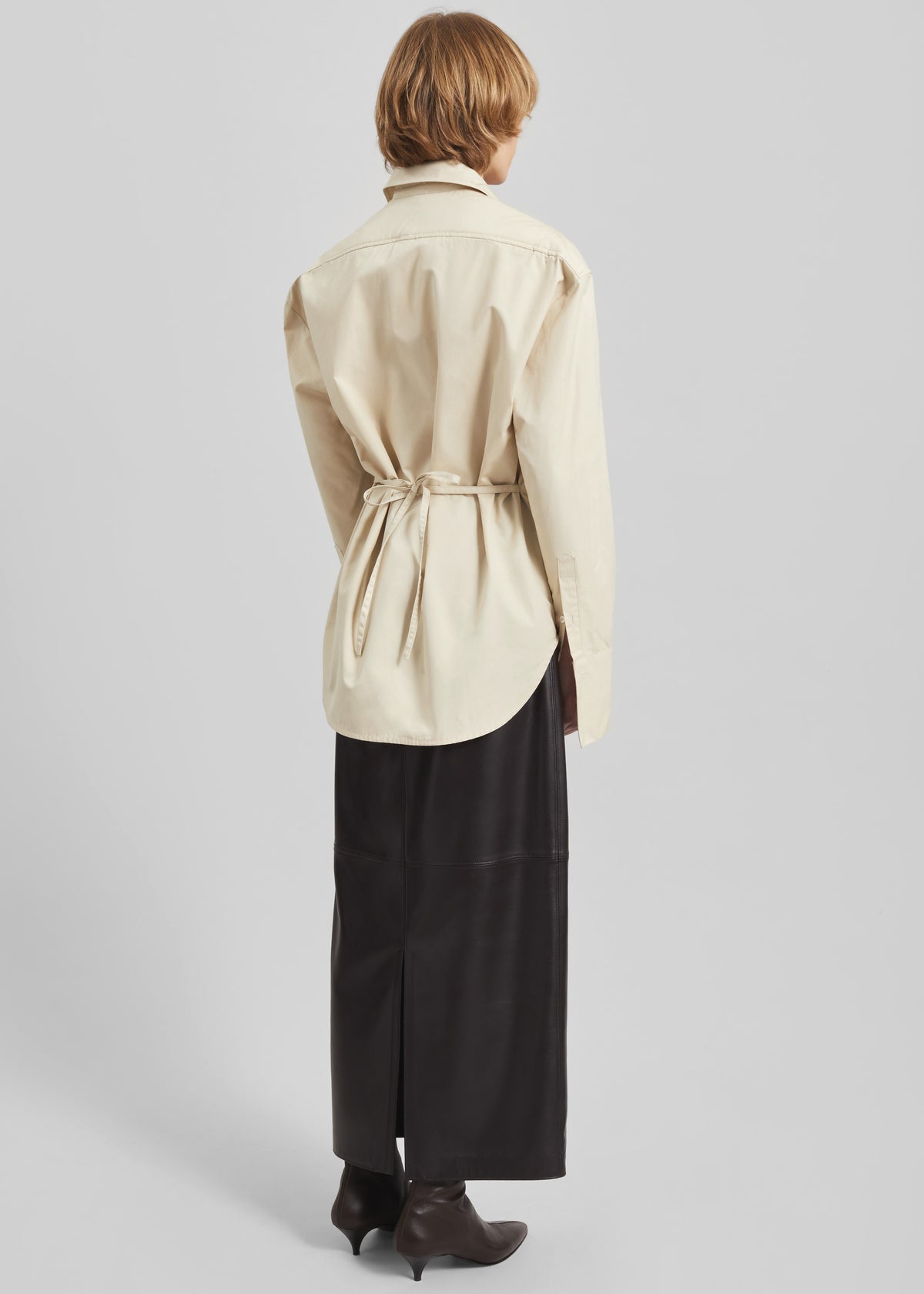 Bec Padded Shirt - Beige - 12