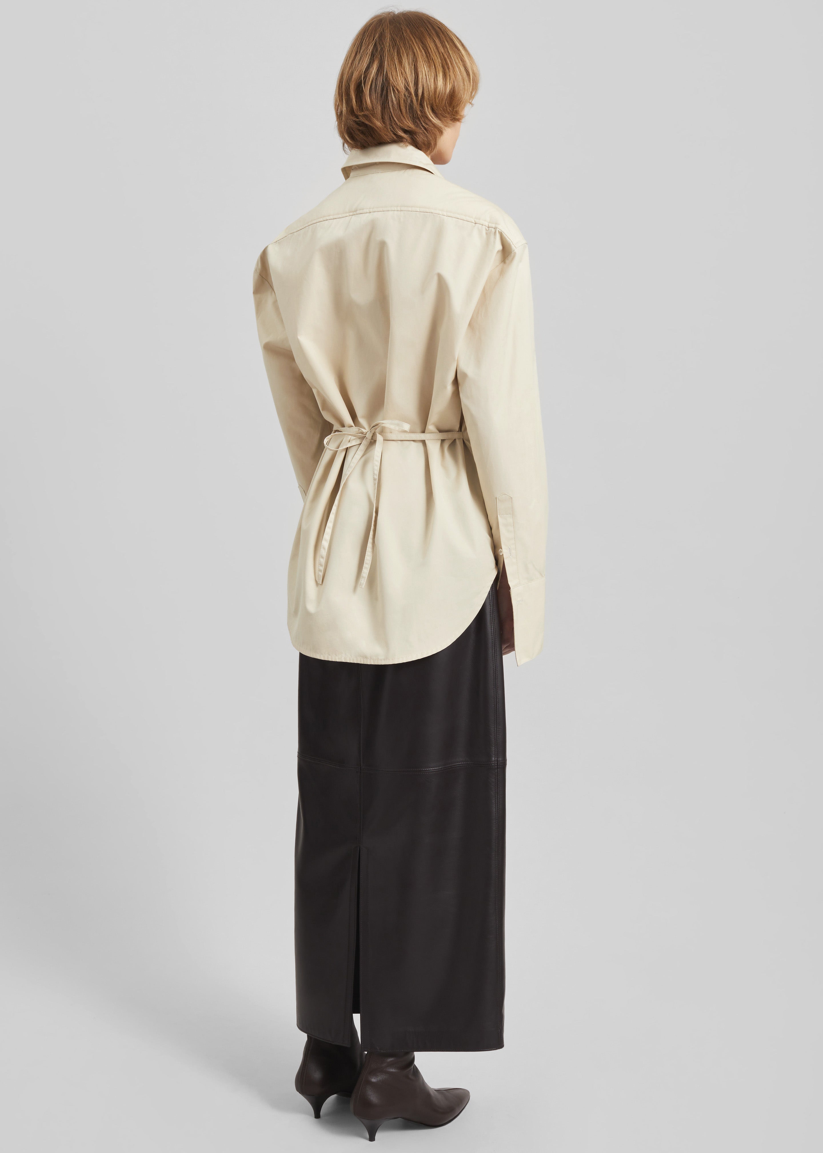 Bec Padded Shirt - Beige - 12