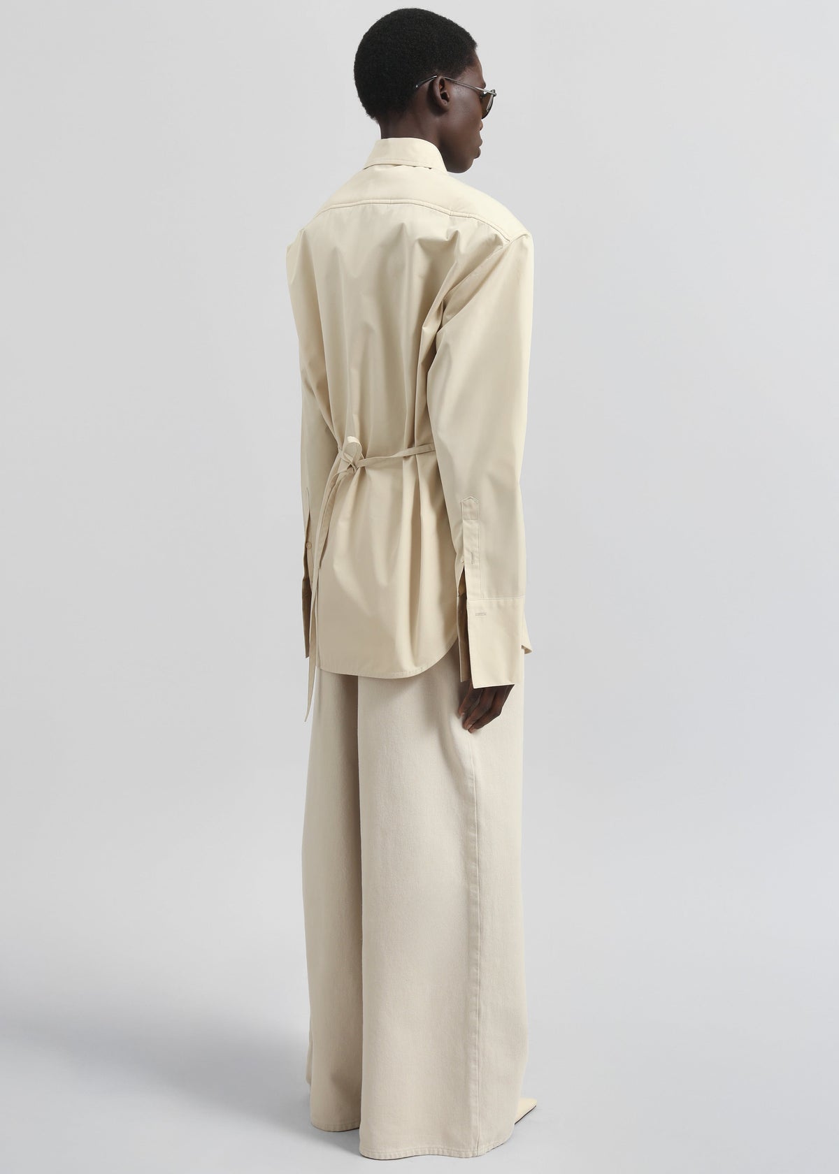 Bec Padded Shirt - Beige - 13