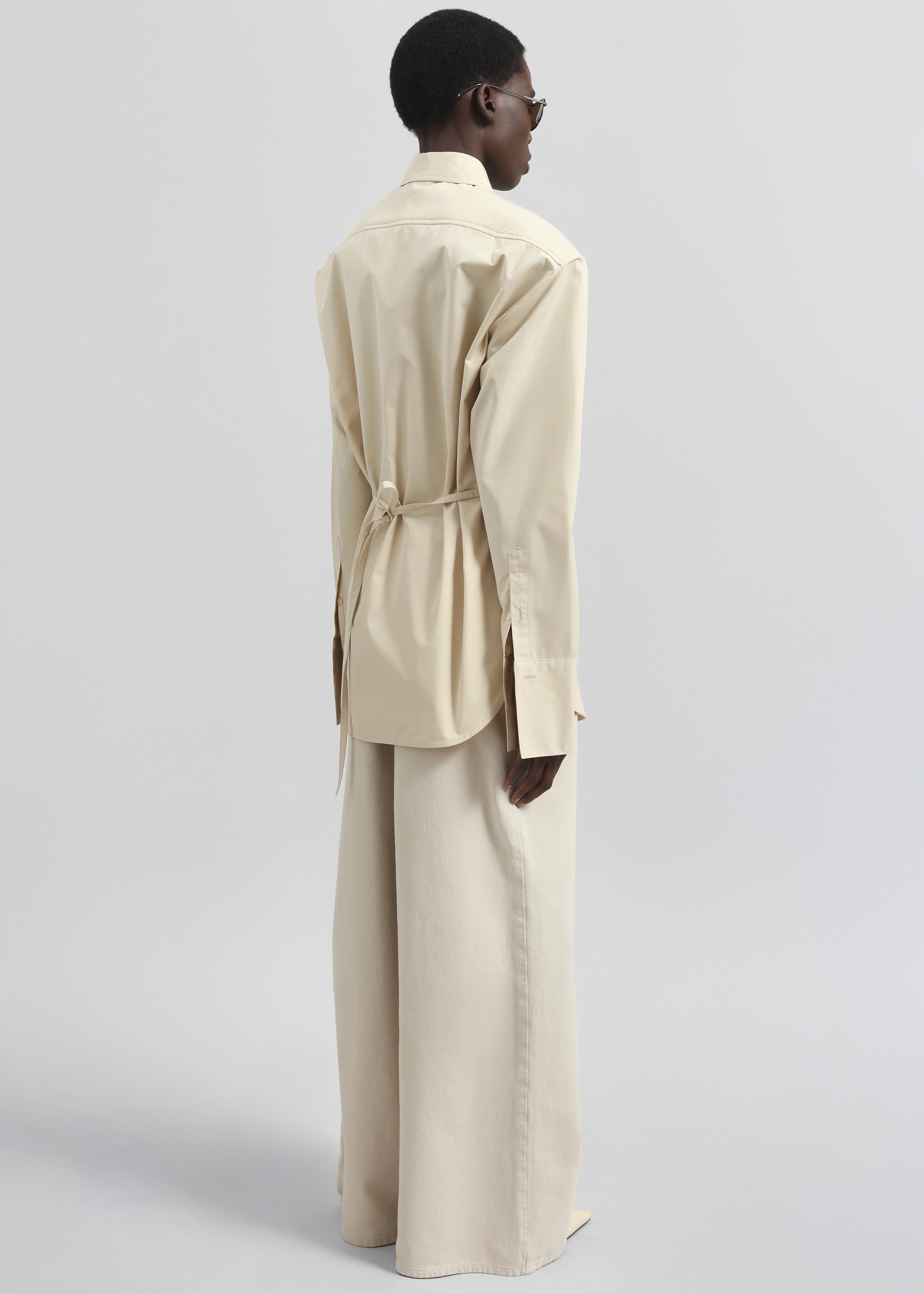 Bec Padded Shirt - Beige - 13