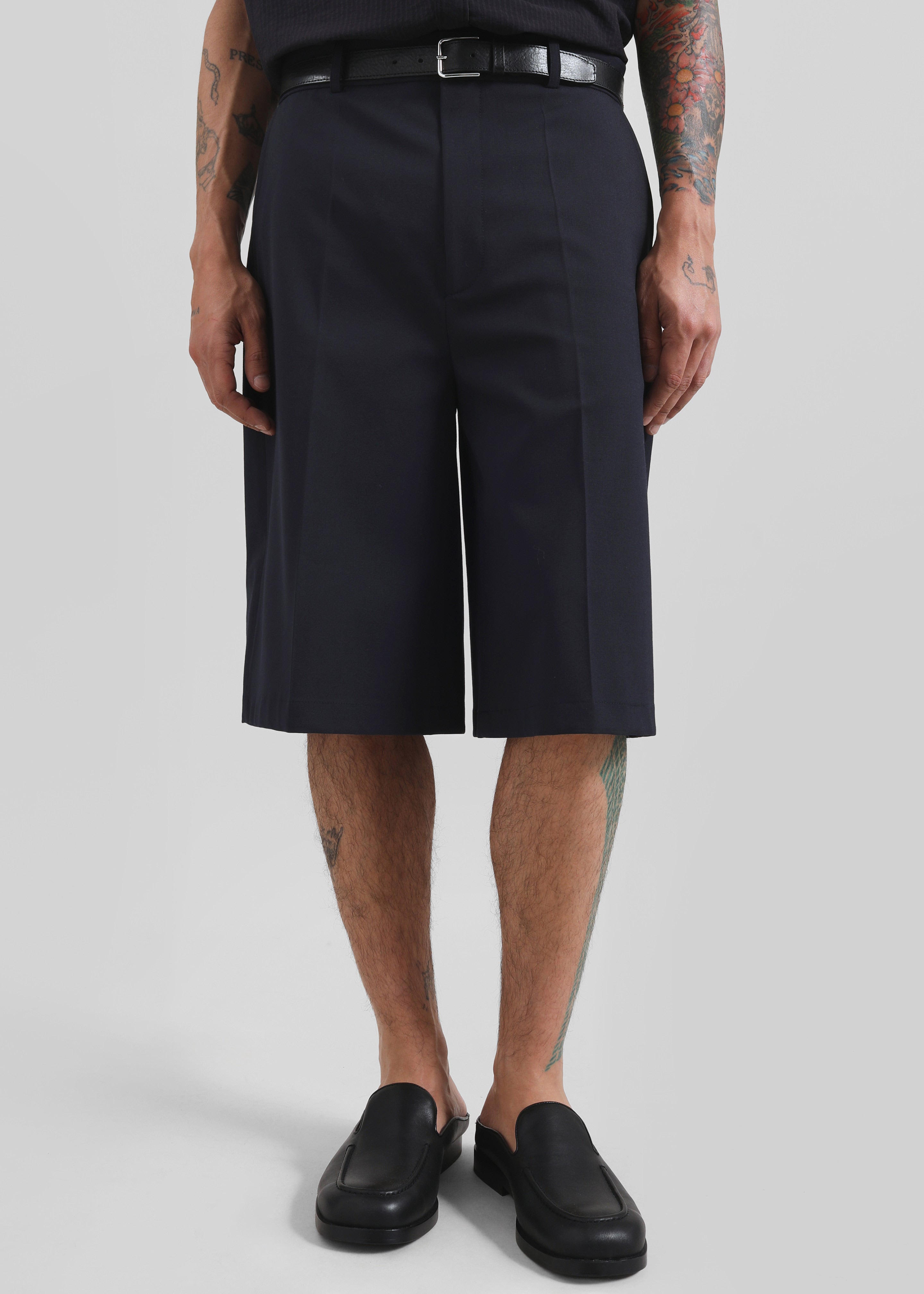Belgrave Bermuda Shorts - Navy - 1