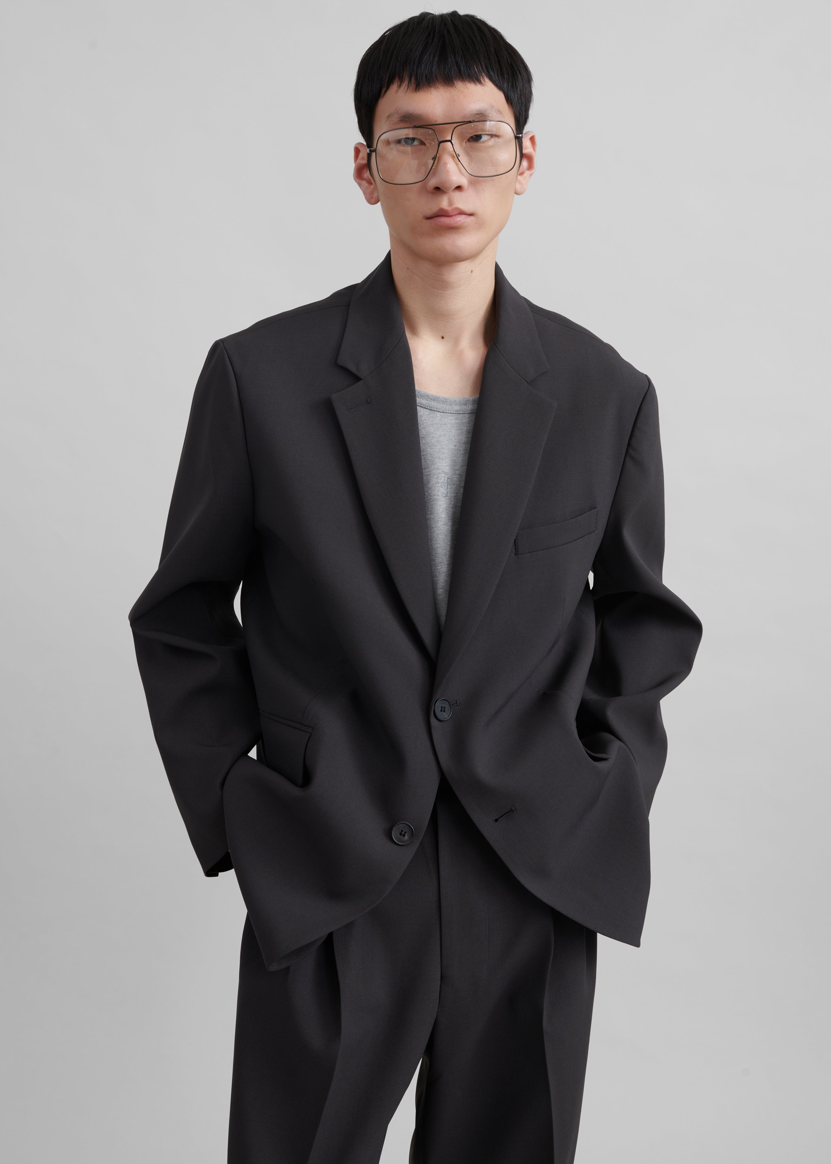 Beo Blazer - Dark Grey - 1