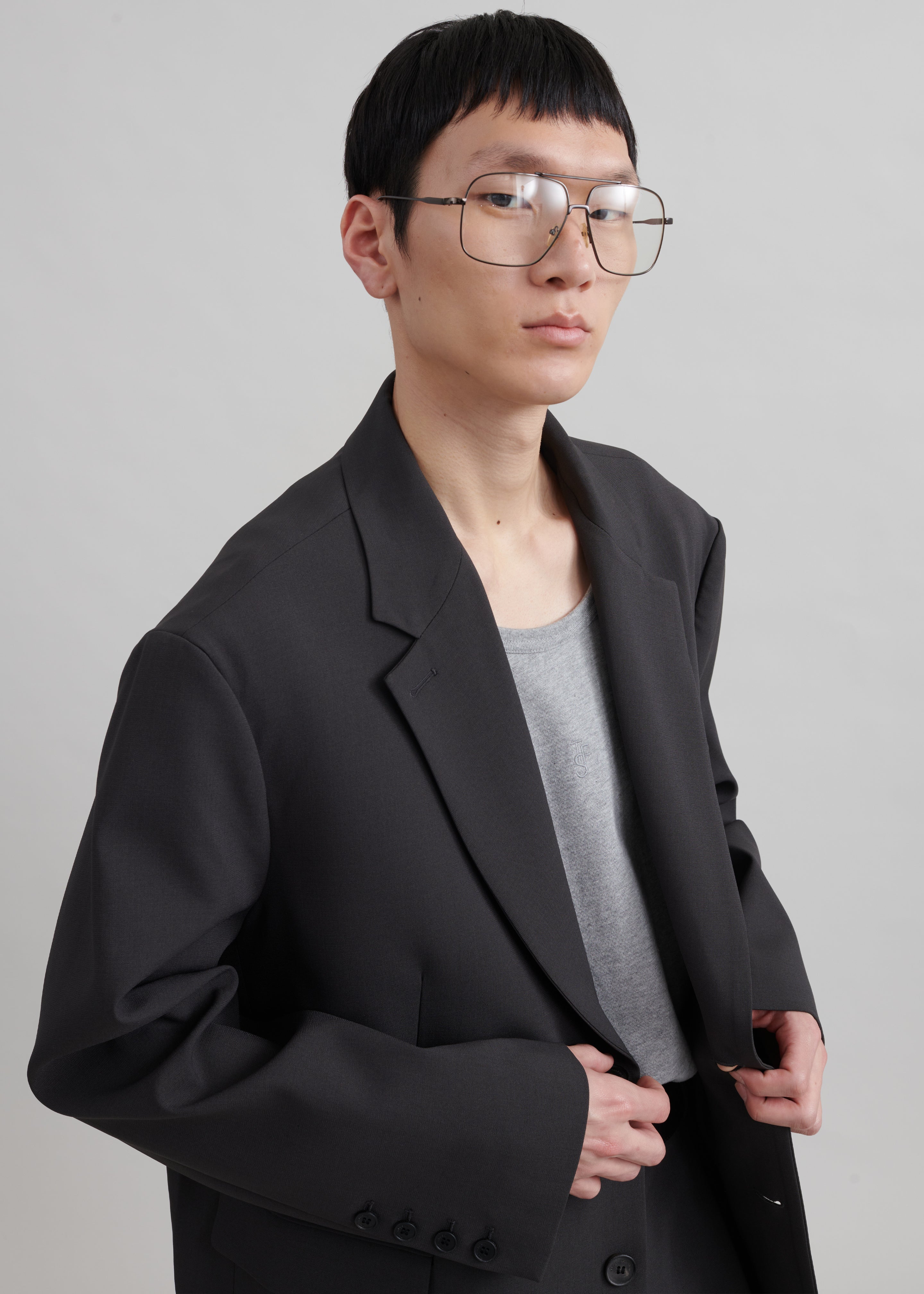 Beo Blazer - Dark Grey - 5