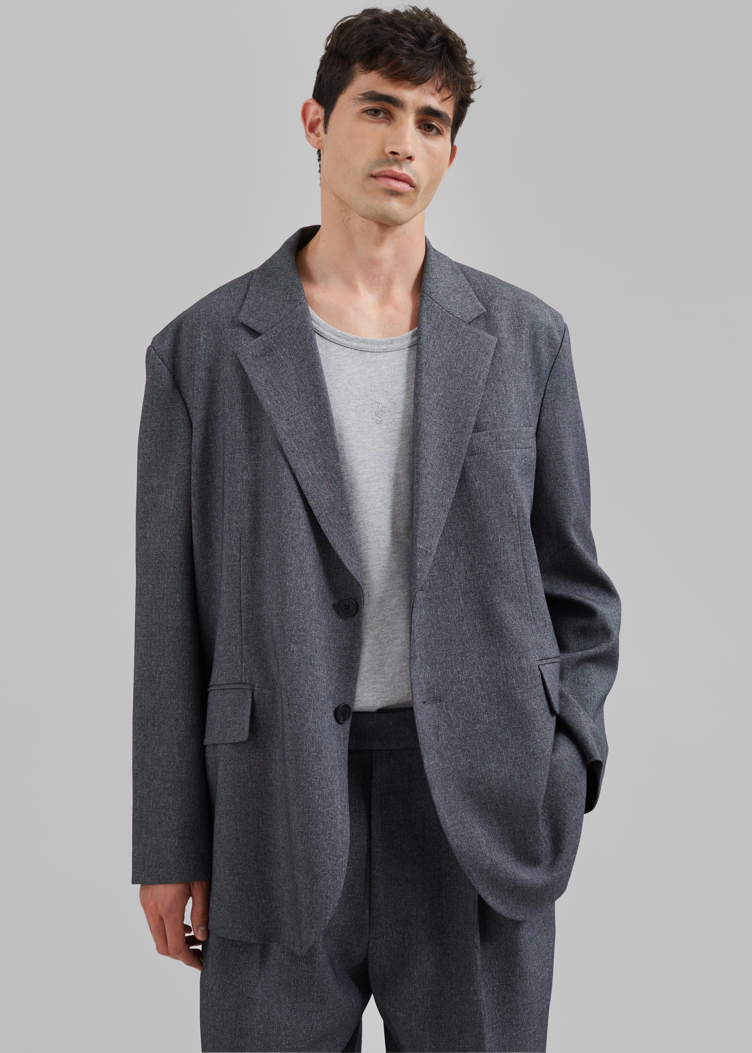 Beo Blazer - Grey Melange - 2