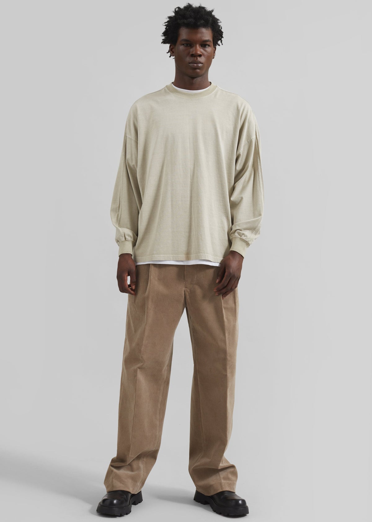 Beo Corduroy Suit Pants - Latte - 1
